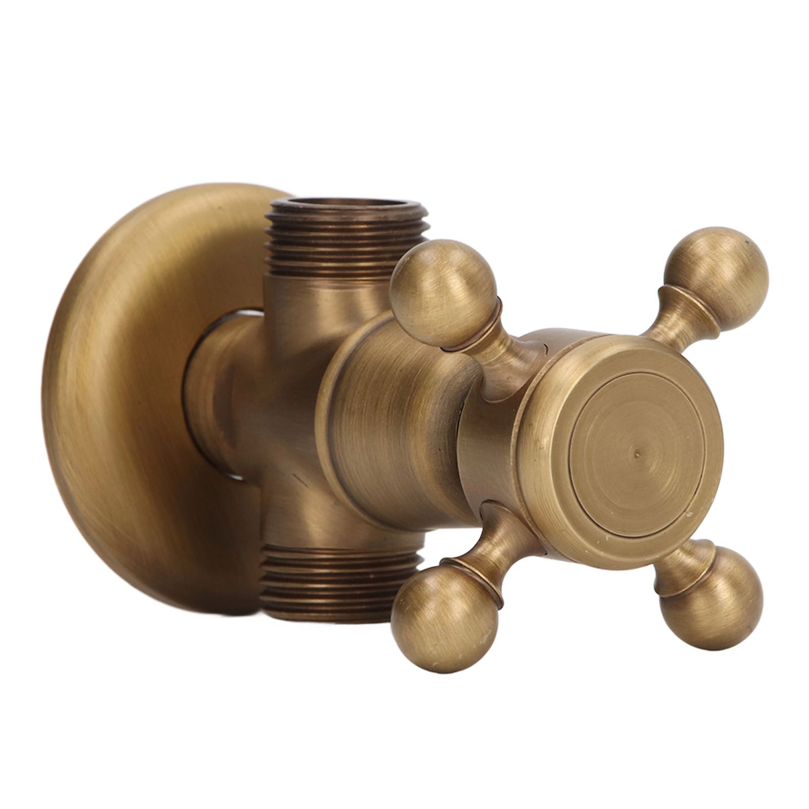 Angle Valve Vintage Style Brass High Hardness Good Sealing Cold Hot Faucet view 7