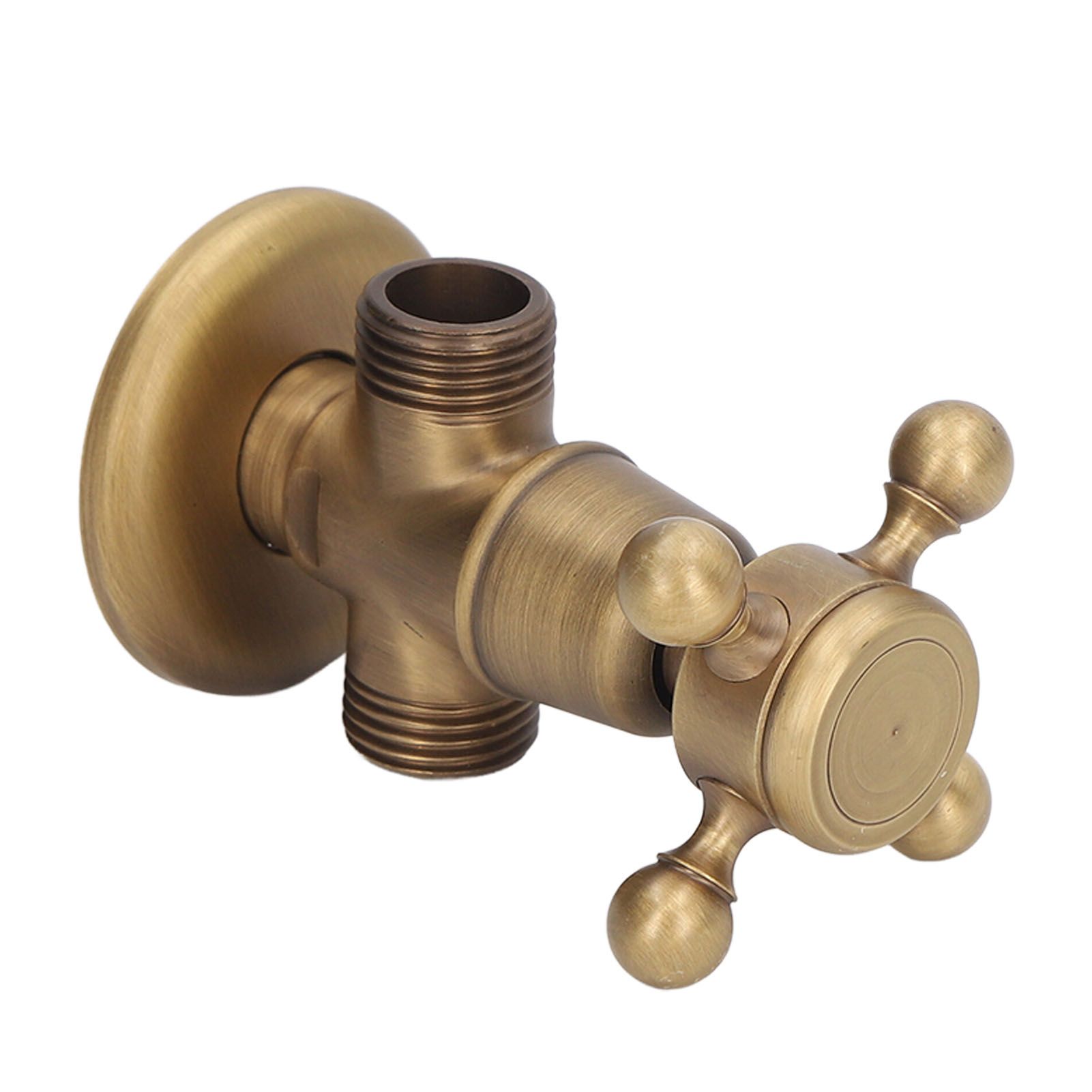 Angle Valve Vintage Style Brass High Hardness Good Sealing Cold Hot Faucet view 10