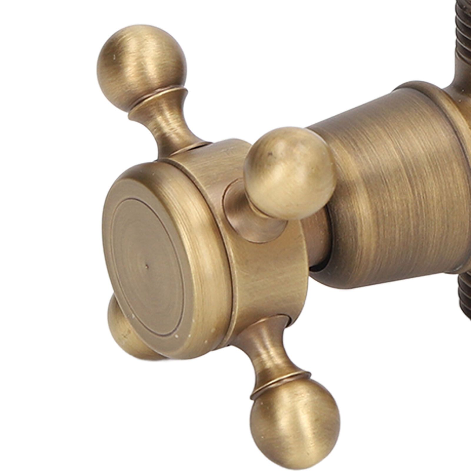 Angle Valve Vintage Style Brass High Hardness Good Sealing Cold Hot Faucet view 13