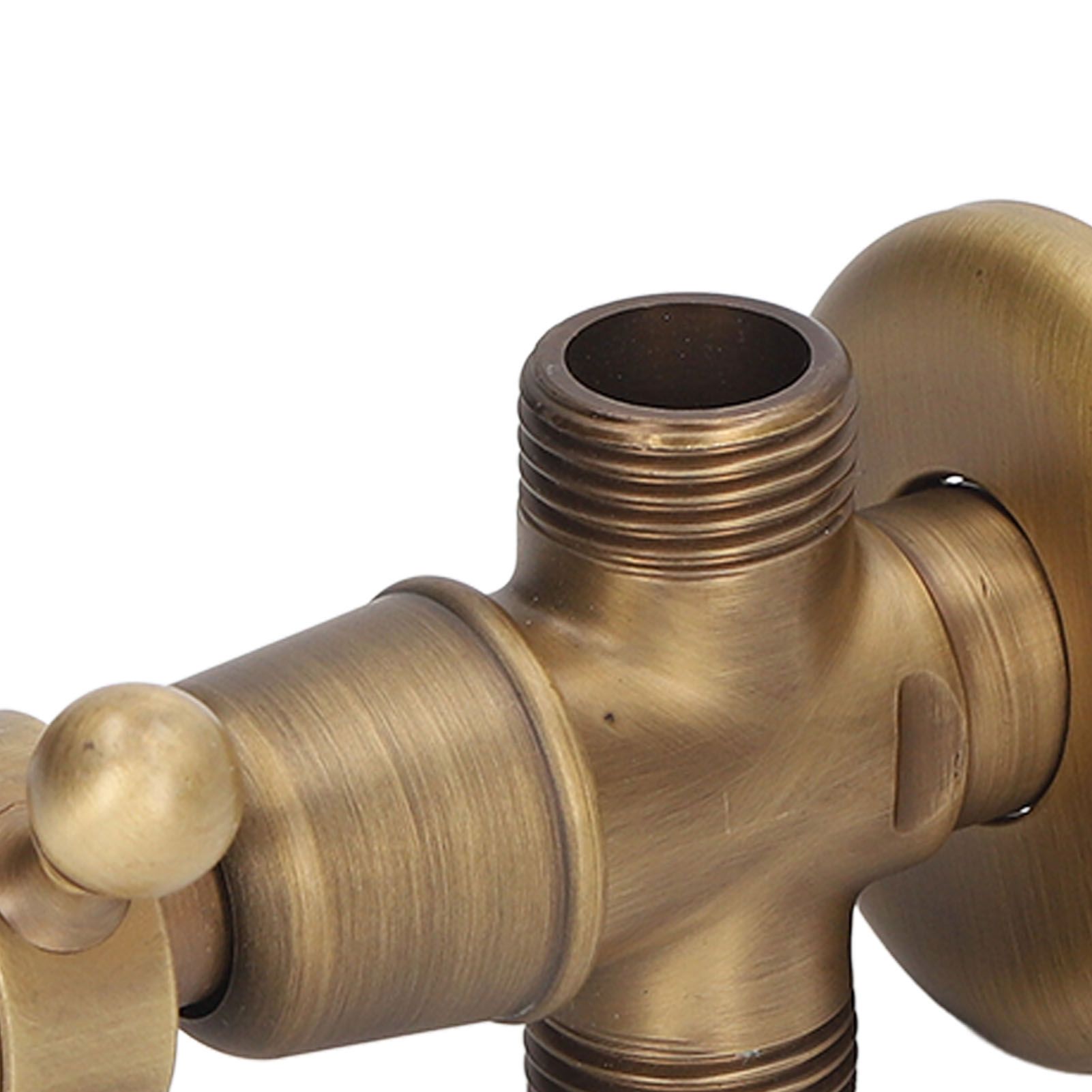 Angle Valve Vintage Style Brass High Hardness Good Sealing Cold Hot Faucet view 14
