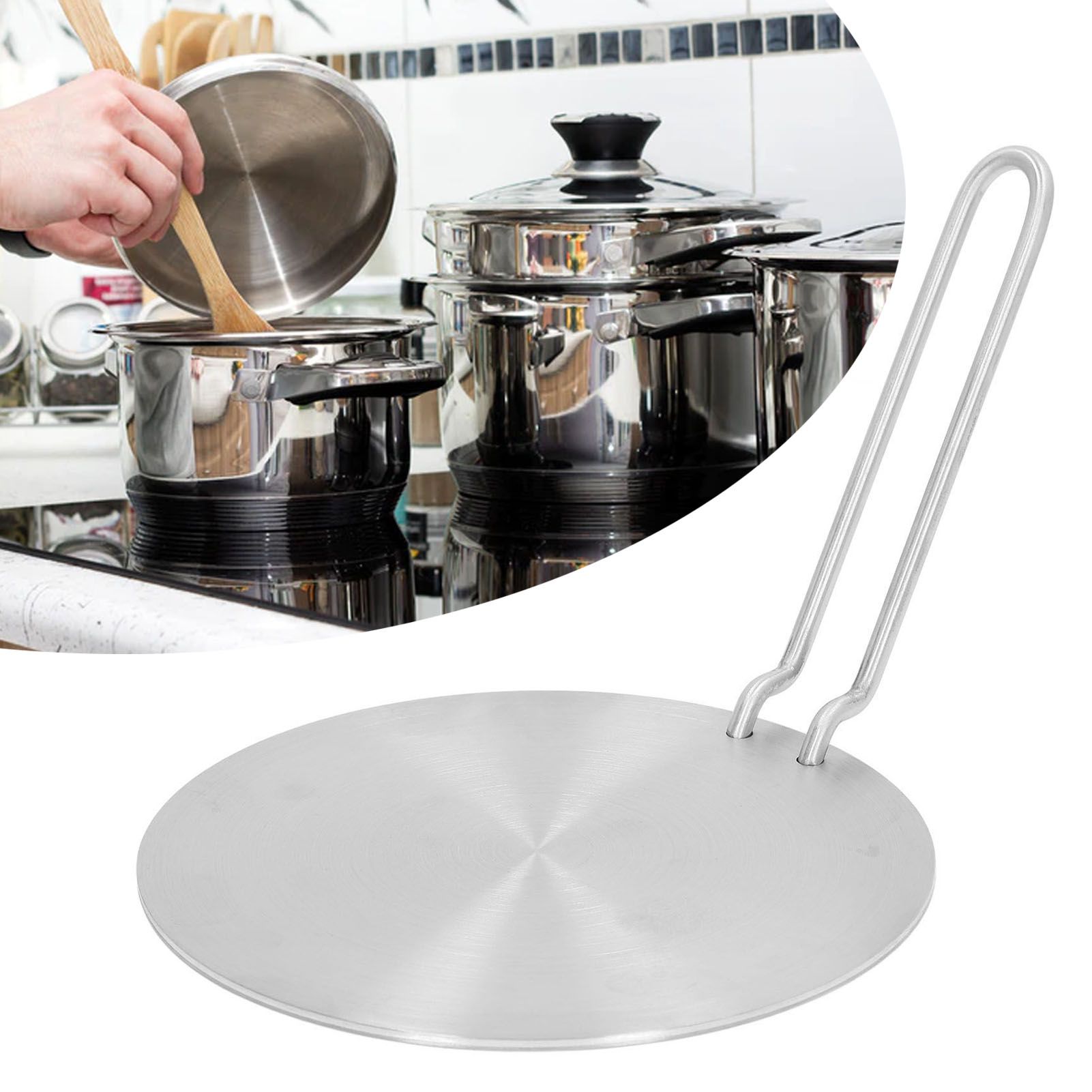Heat Diffuser Induction Plate Kitchen Induction Cooker Adapter Heat Converter view 11