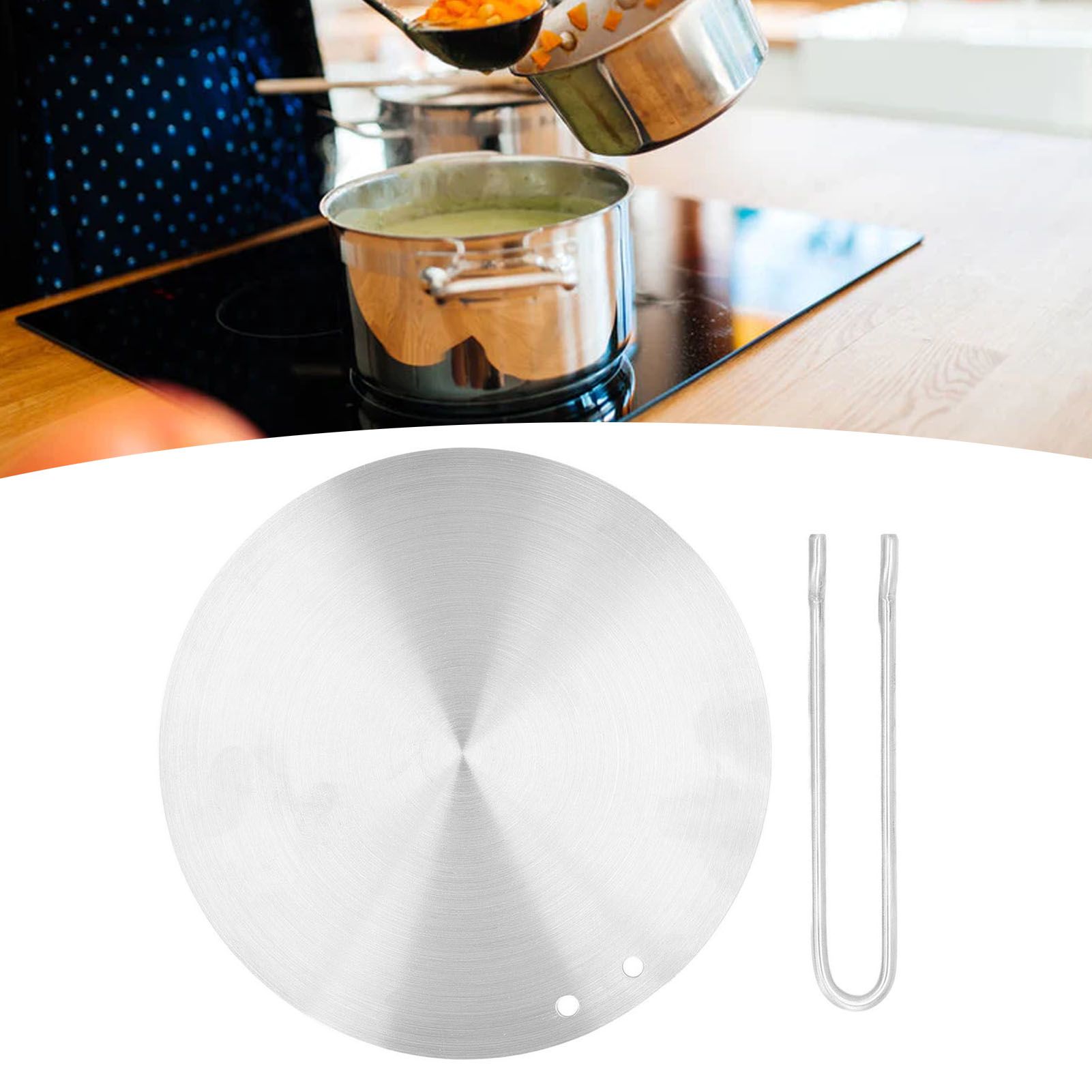 Heat Diffuser Induction Plate Kitchen Induction Cooker Adapter Heat Converter view 12