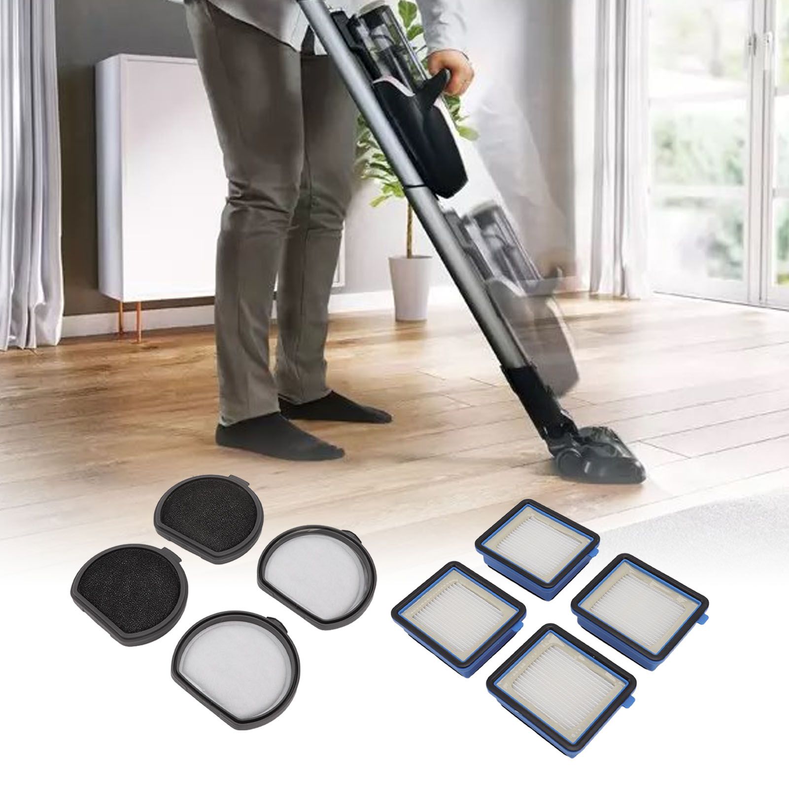4 PCS Vacuum Cleaner Filters Kit for Electrolux PF91 5EBF PF91 5BTF PF91 6BWF view 12