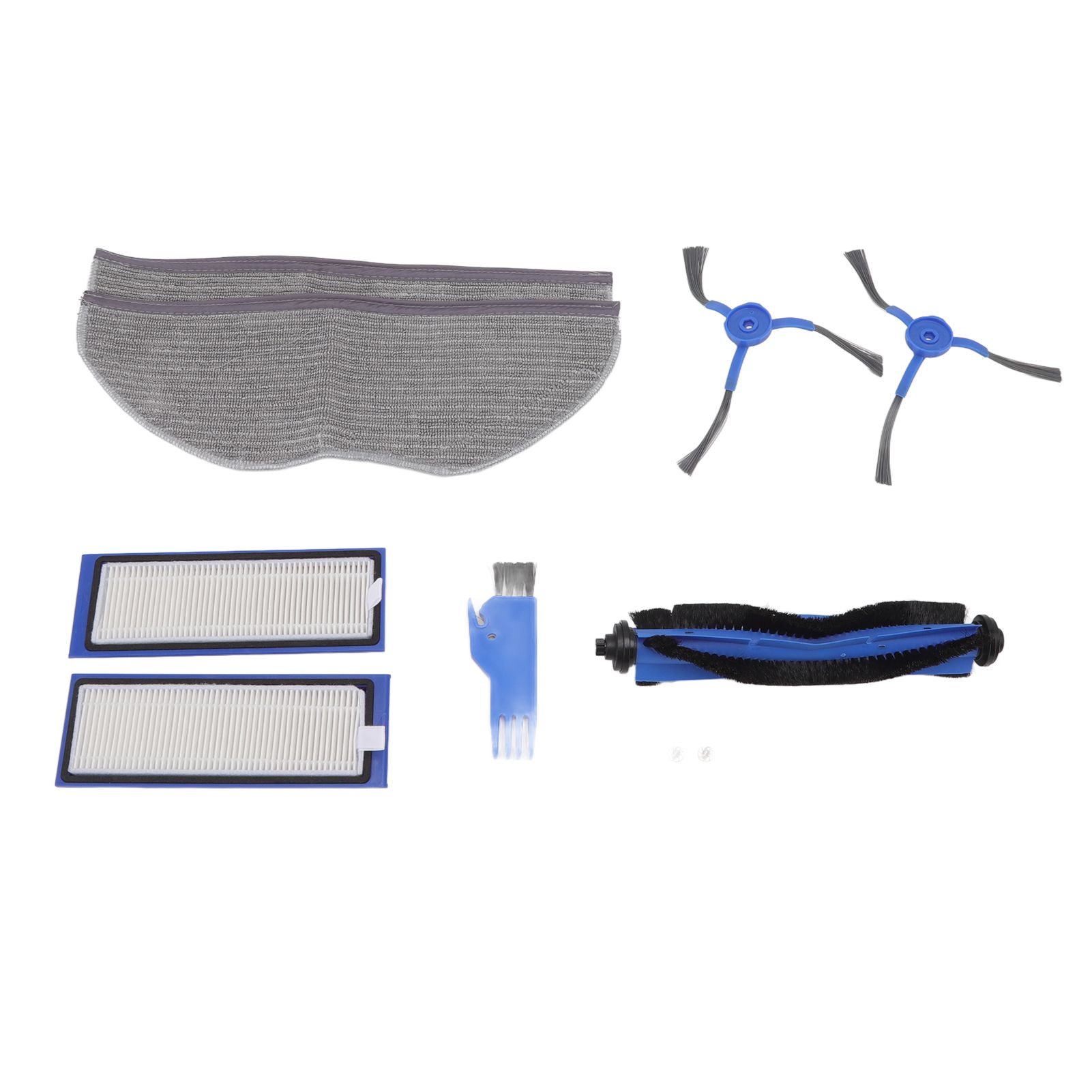 Sweeping Robot Replacement Parts Silicone ABS Main Brush Side Brush Filter Rag view 7