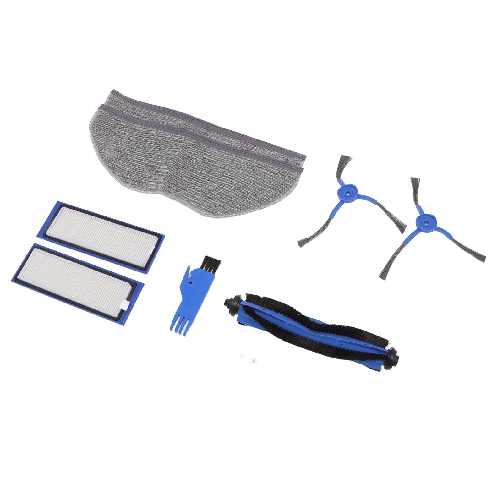 Sweeping Robot Replacement Parts Silicone ABS Main Brush Side Brush Filter Rag view 8