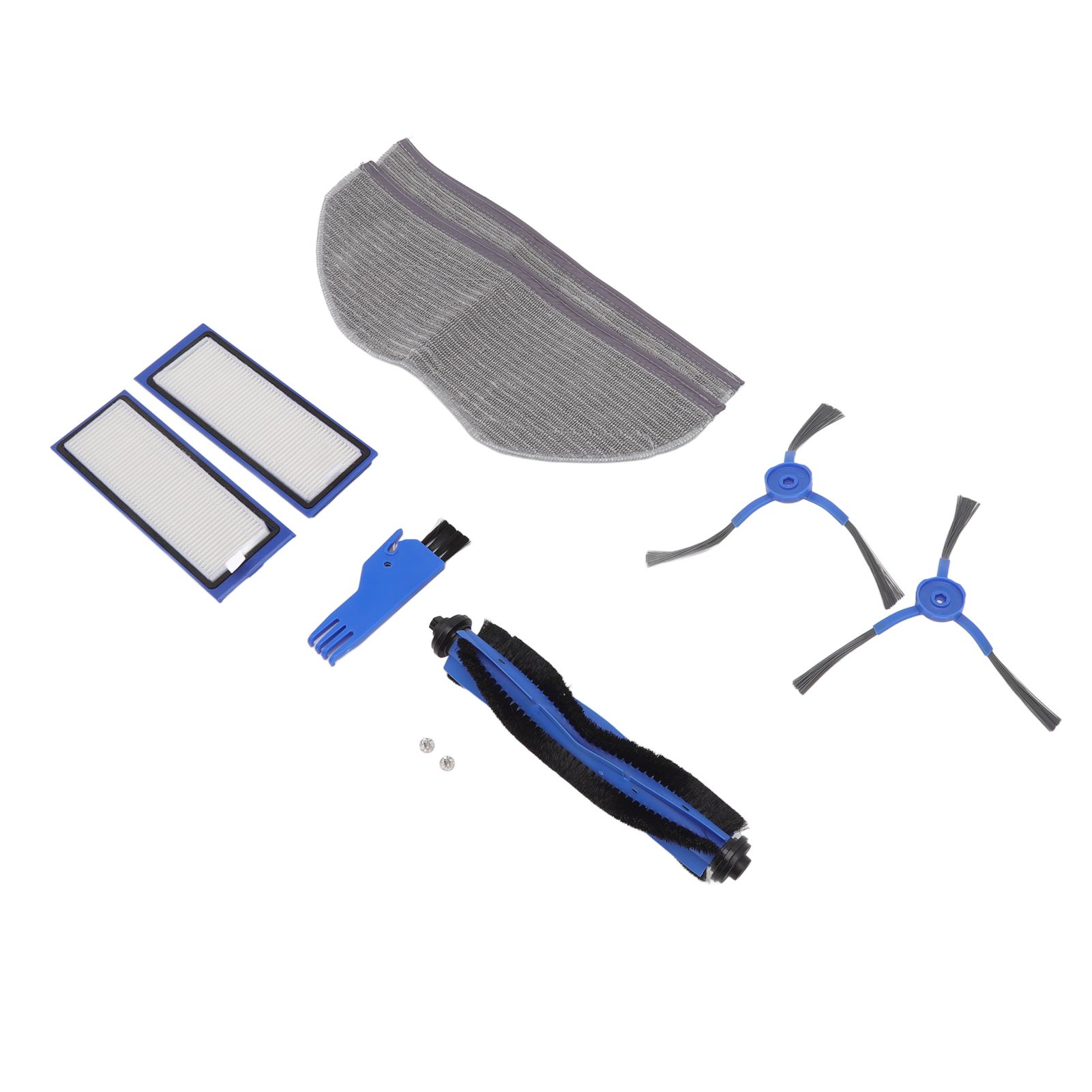 Sweeping Robot Replacement Parts Silicone ABS Main Brush Side Brush Filter Rag view 9