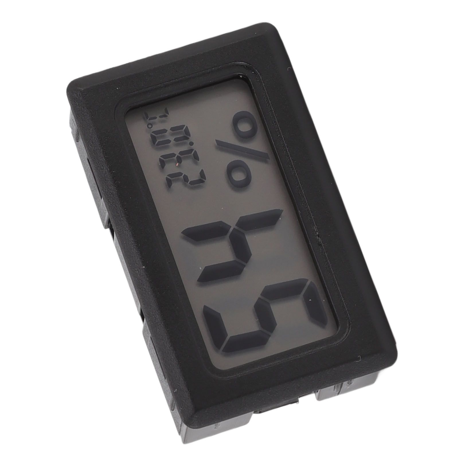 Thermometer Hygrometer Black LCD HD Digital Display Embedded Electronic view 2