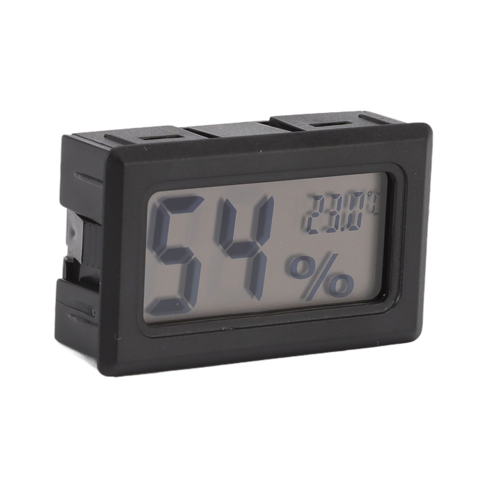 Thermometer Hygrometer Black LCD HD Digital Display Embedded Electronic view 6
