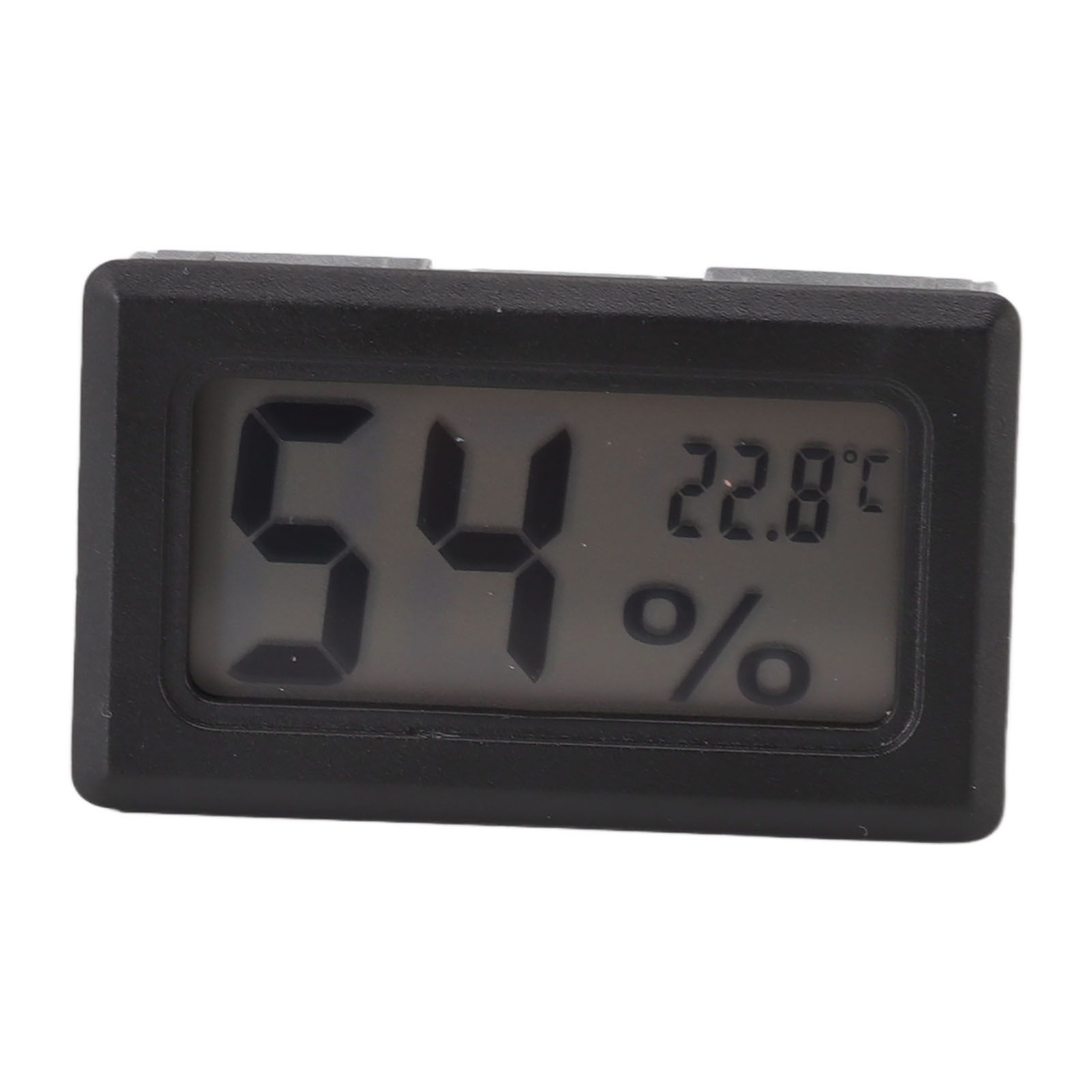 Thermometer Hygrometer Black LCD HD Digital Display Embedded Electronic view 9