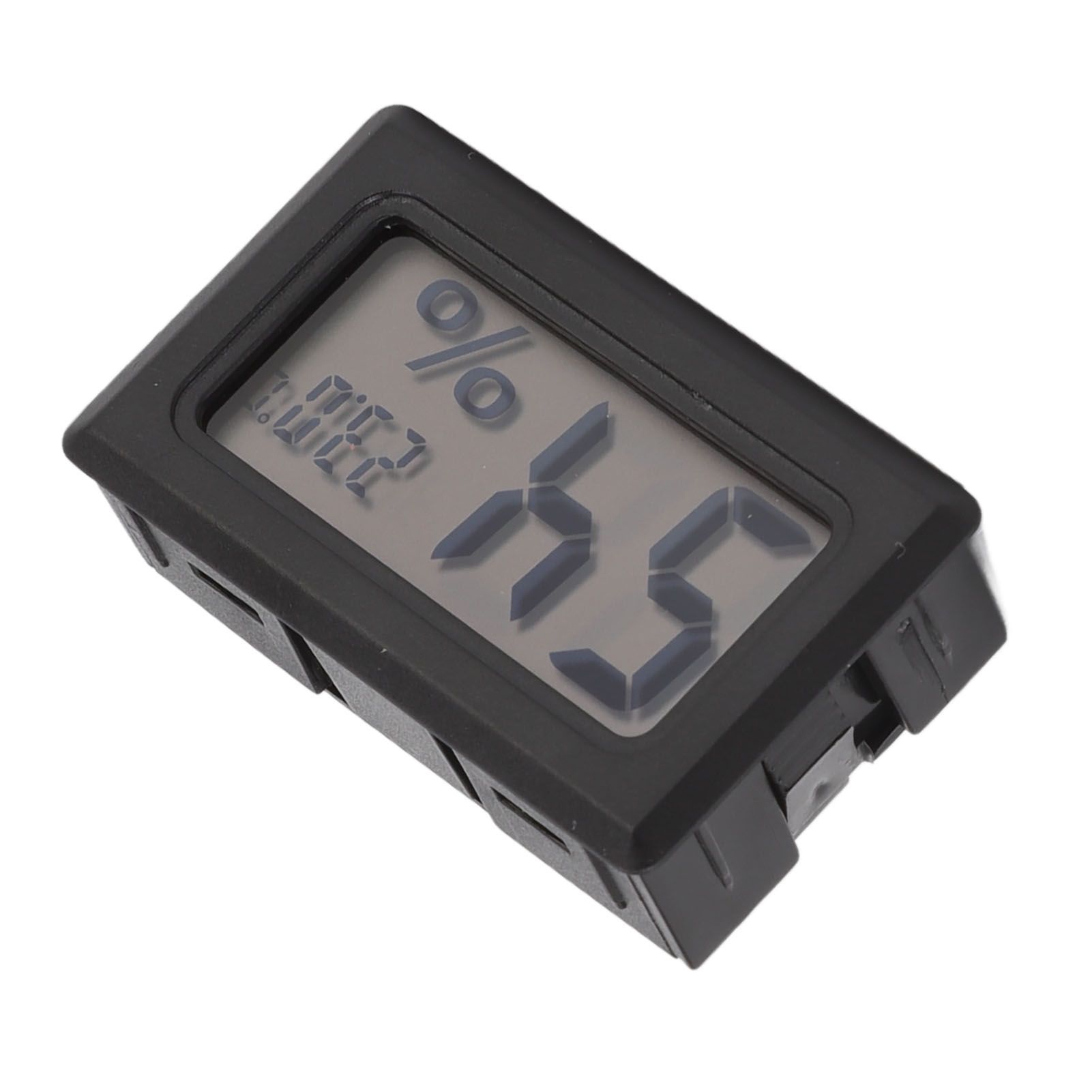 Thermometer Hygrometer Black LCD HD Digital Display Embedded Electronic view 10