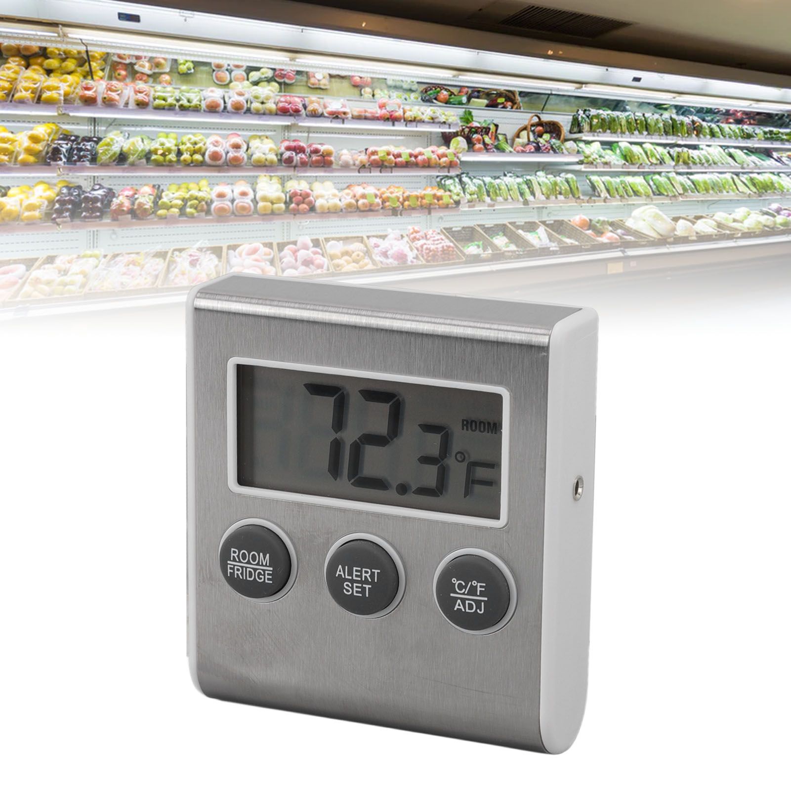Digital Fridge Thermometer Alarm Memory Function Small Freezer Thermometer view 11