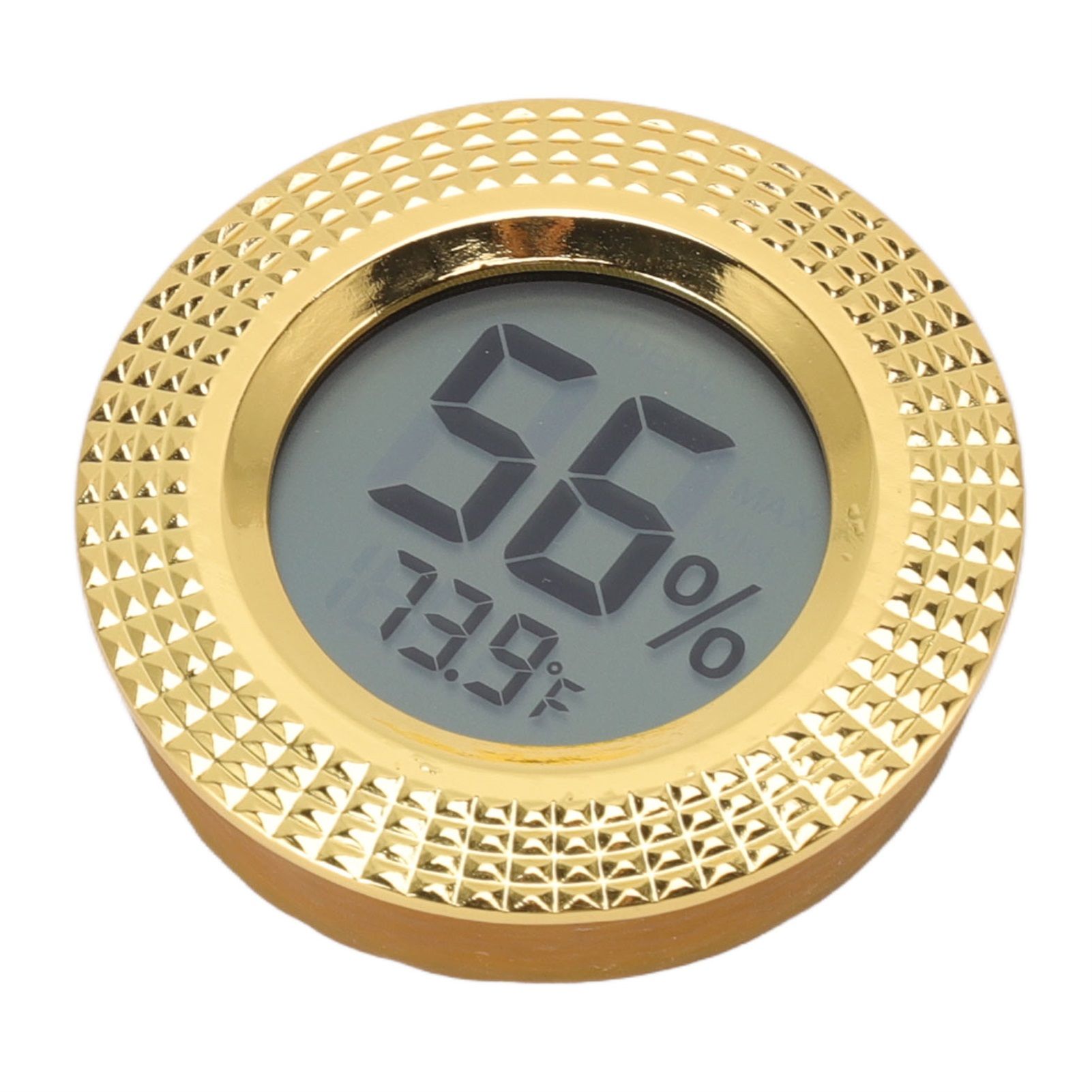 Insert Digital Hygrometer Round Cigar Box High Accuracy Electronic Temperature view 2