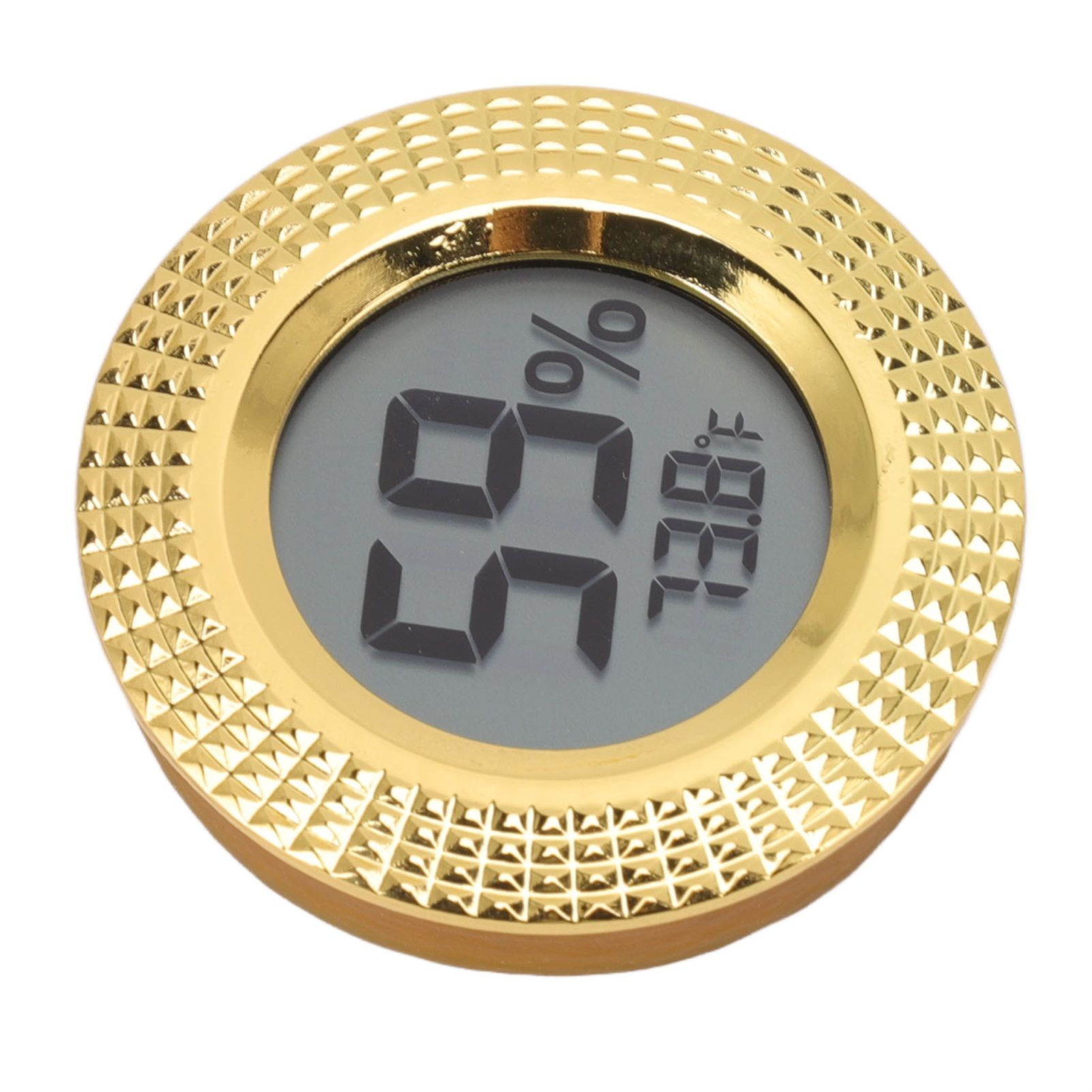 Insert Digital Hygrometer Round Cigar Box High Accuracy Electronic Temperature view 4