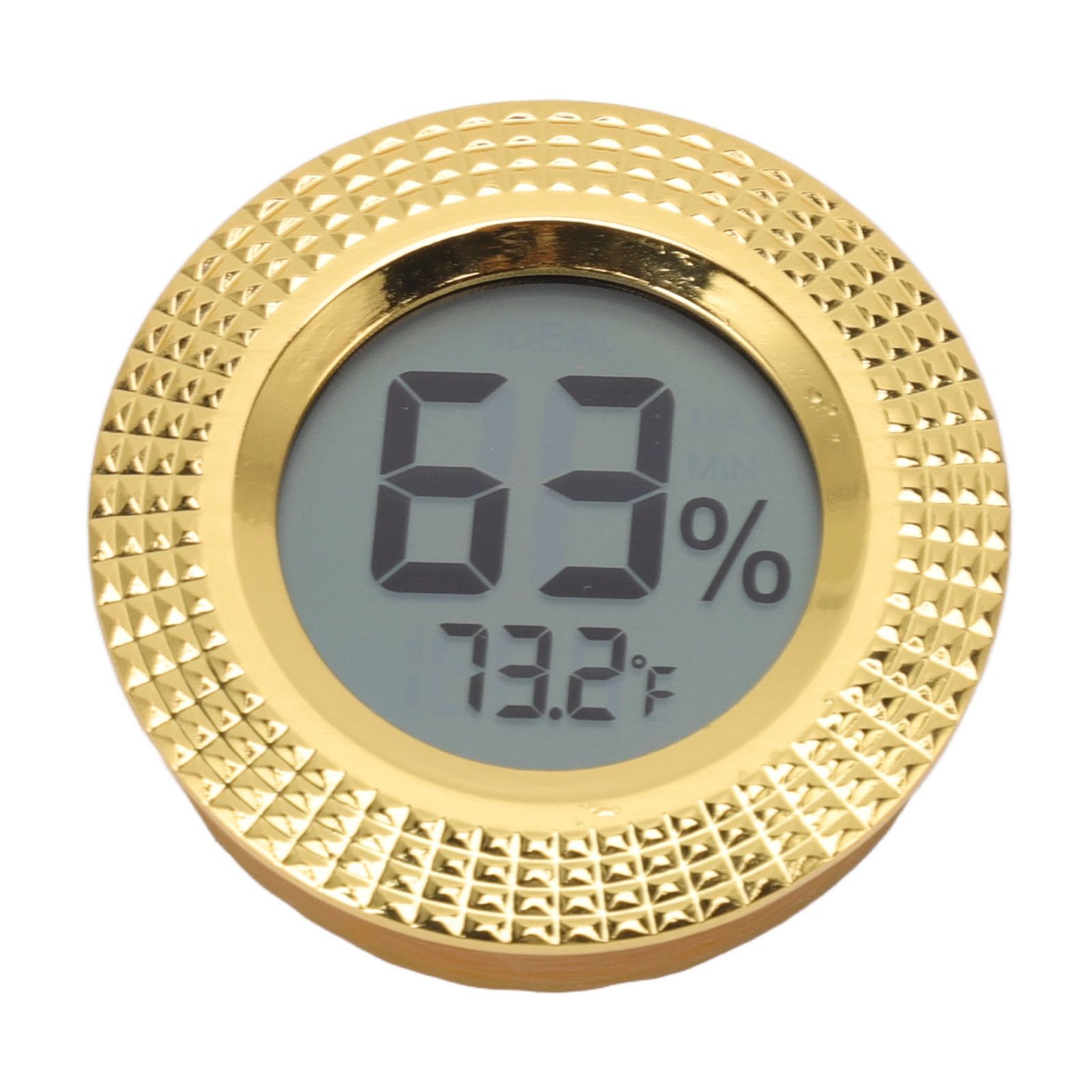 Insert Digital Hygrometer Round Cigar Box High Accuracy Electronic Temperature view 7
