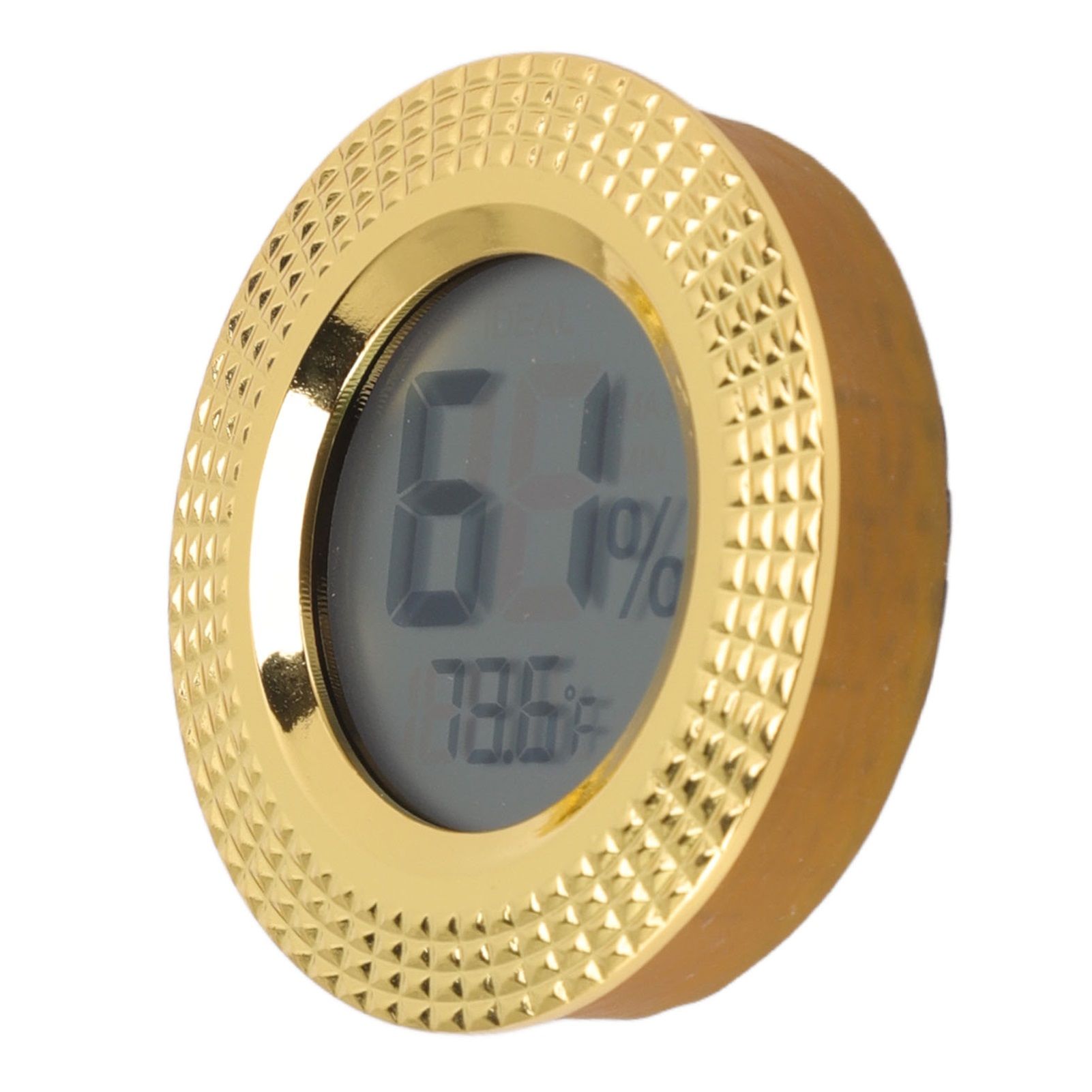 Insert Digital Hygrometer Round Cigar Box High Accuracy Electronic Temperature view 10