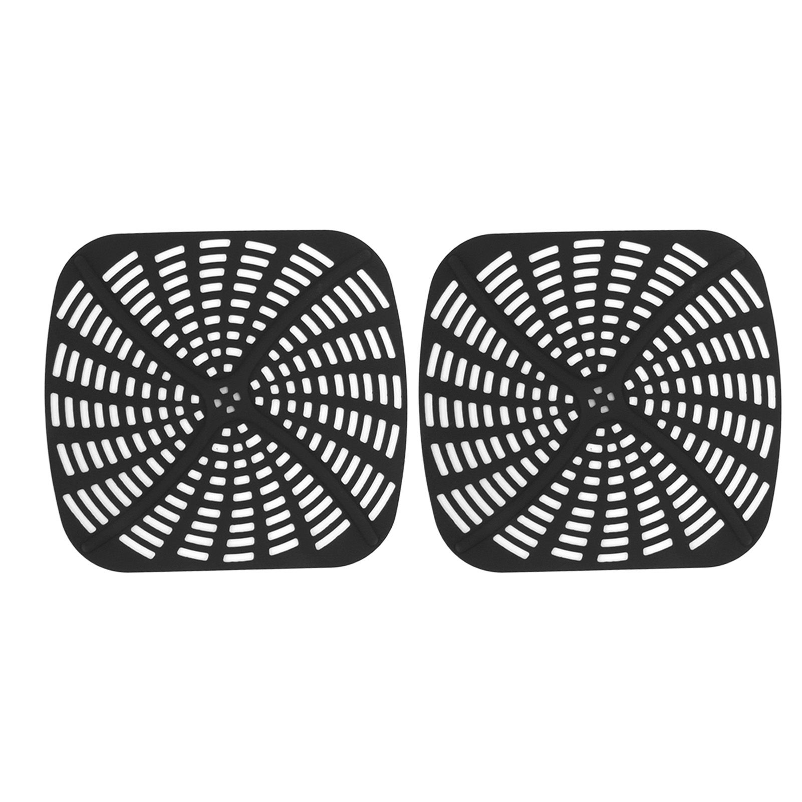 2pcs Fryer Reusable Silicone Fryer Liner Scratch Resistant Silicone Liner Mat