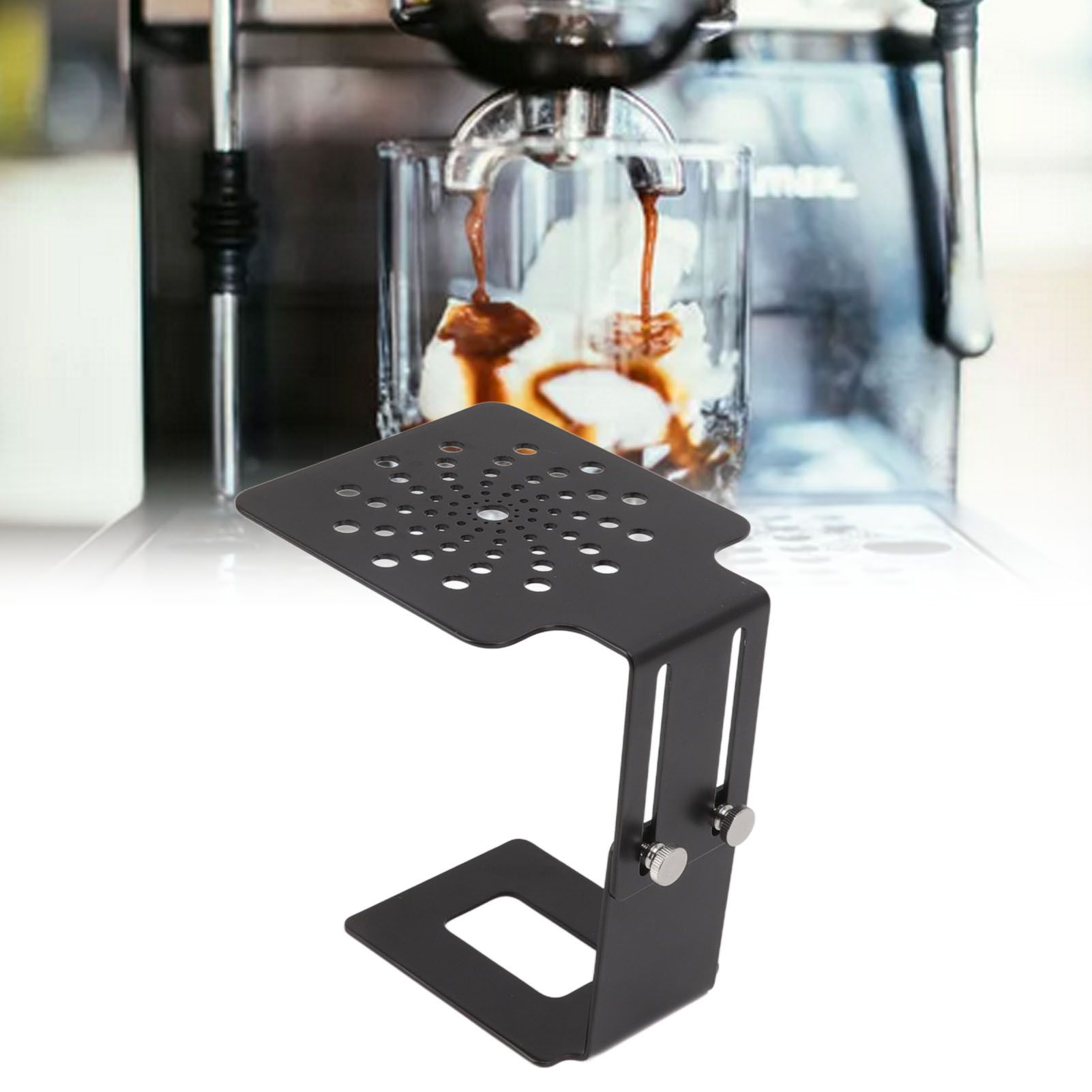 Coffee Machine Scale Rack Stainless Steel Height Adjustable Leakage Design view 12