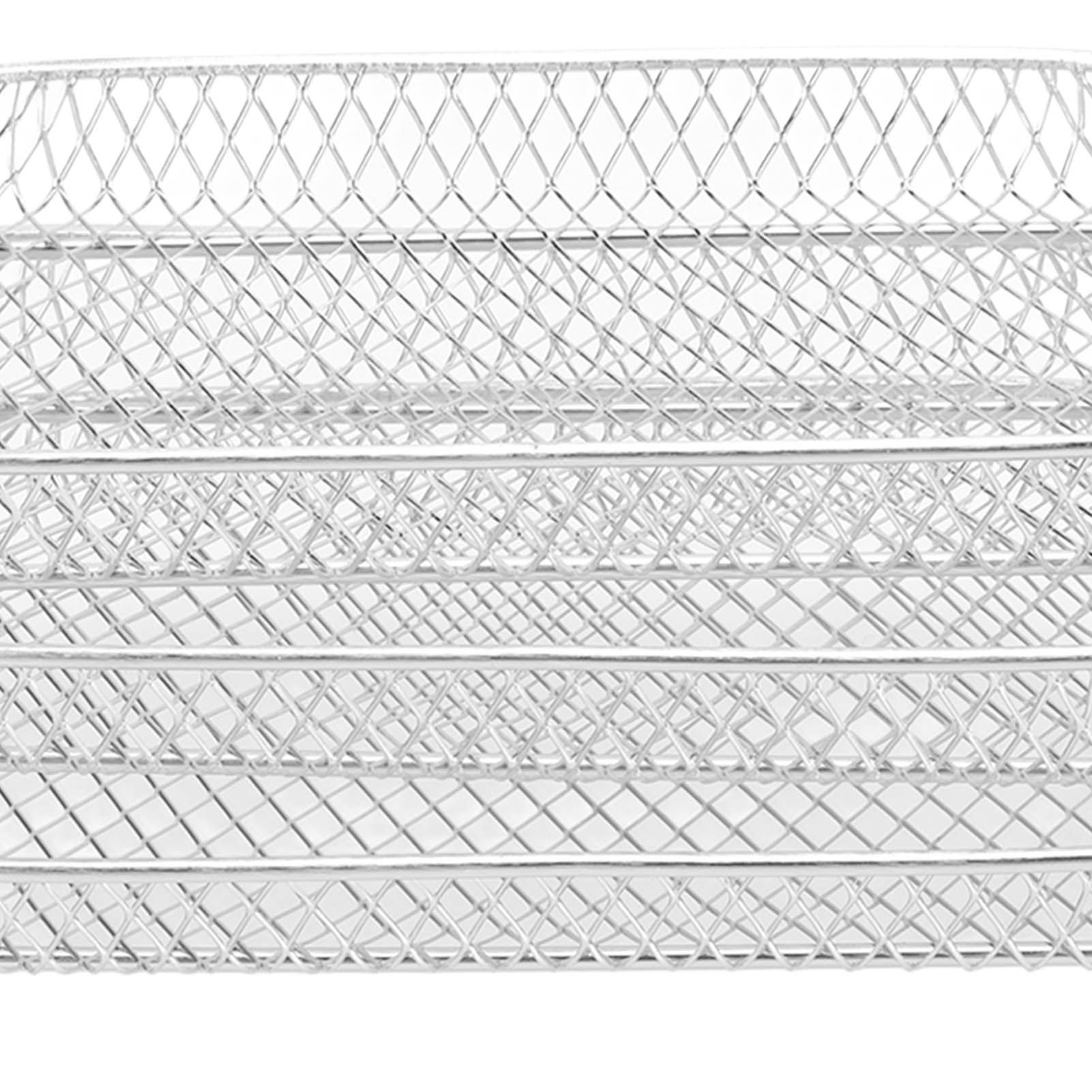 3 Layer Fryer Grilling Rack Stainless Steel Fryer Stakable Racks Household view 15
