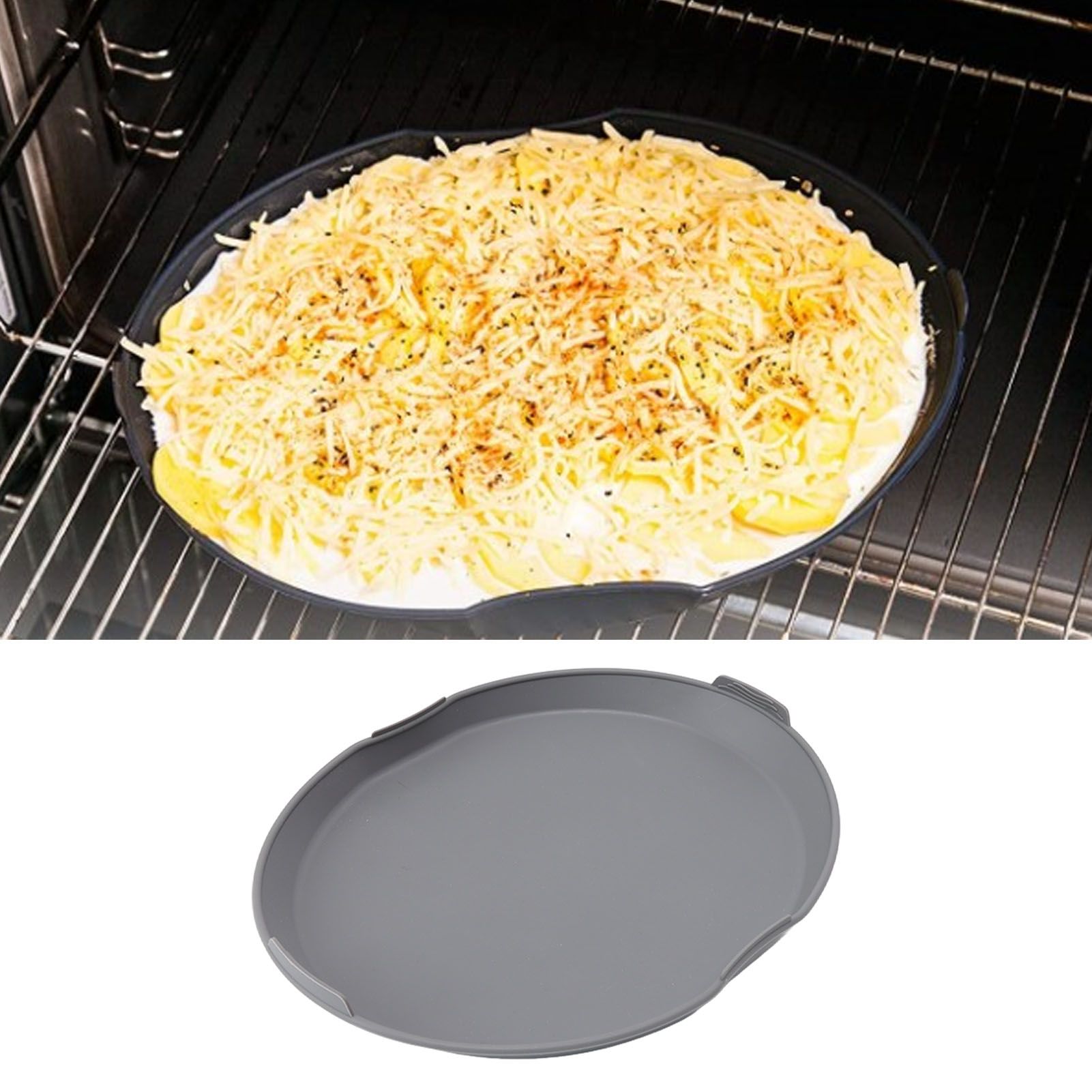 Silicone Steam Pan High Temperature Resistant Food Grade Microwaveable Baking view 11