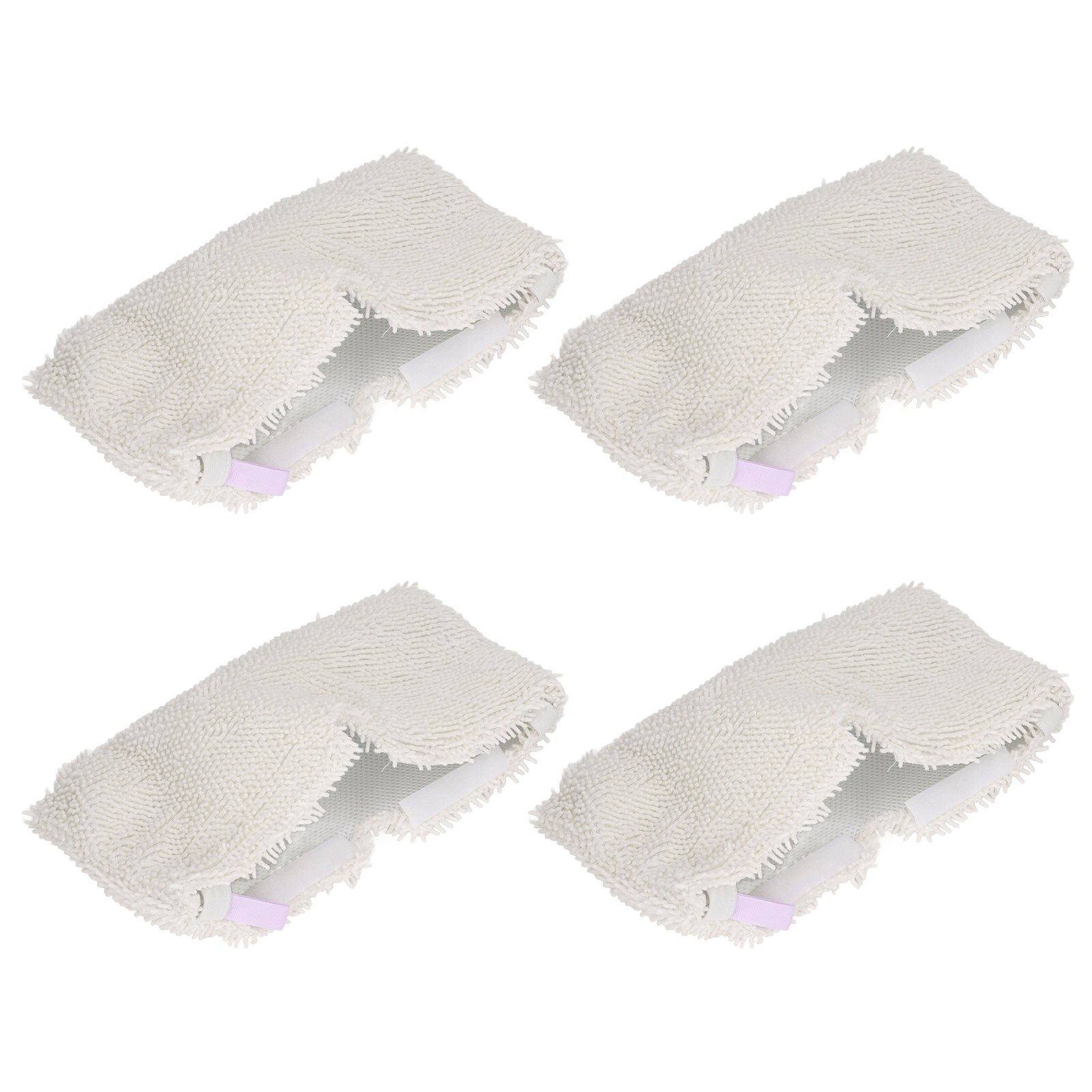 4Pcs Microfiber Mop Pads Replacement Steaming Mop Pads for Shark S3901 S3500 S3501 view 2