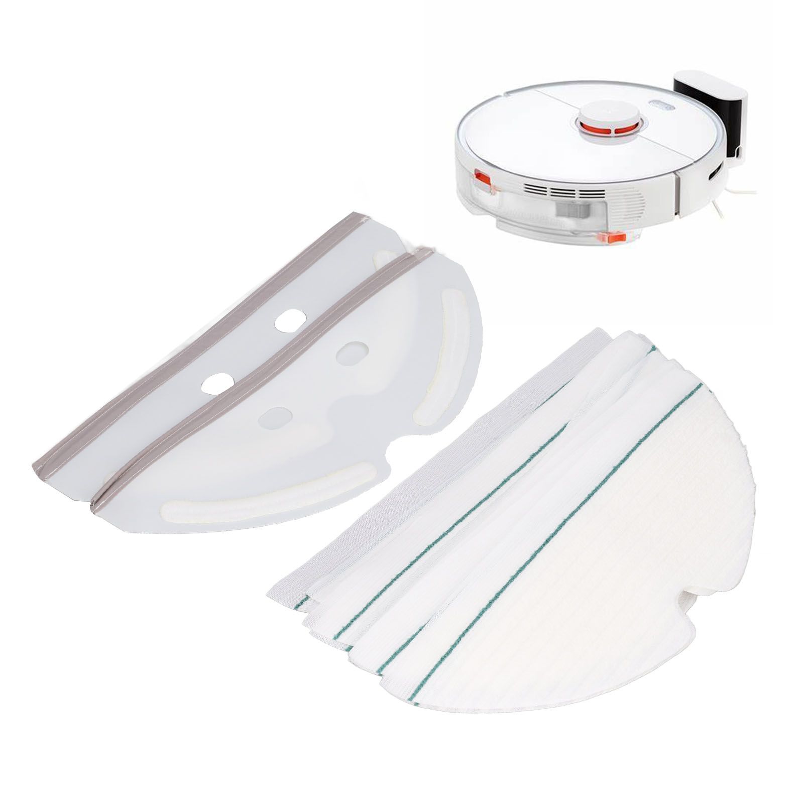 Sweeper Mop Cloth Bracket Kit Disposable Mop Cloth Holder Plate for Xiaomi view 11