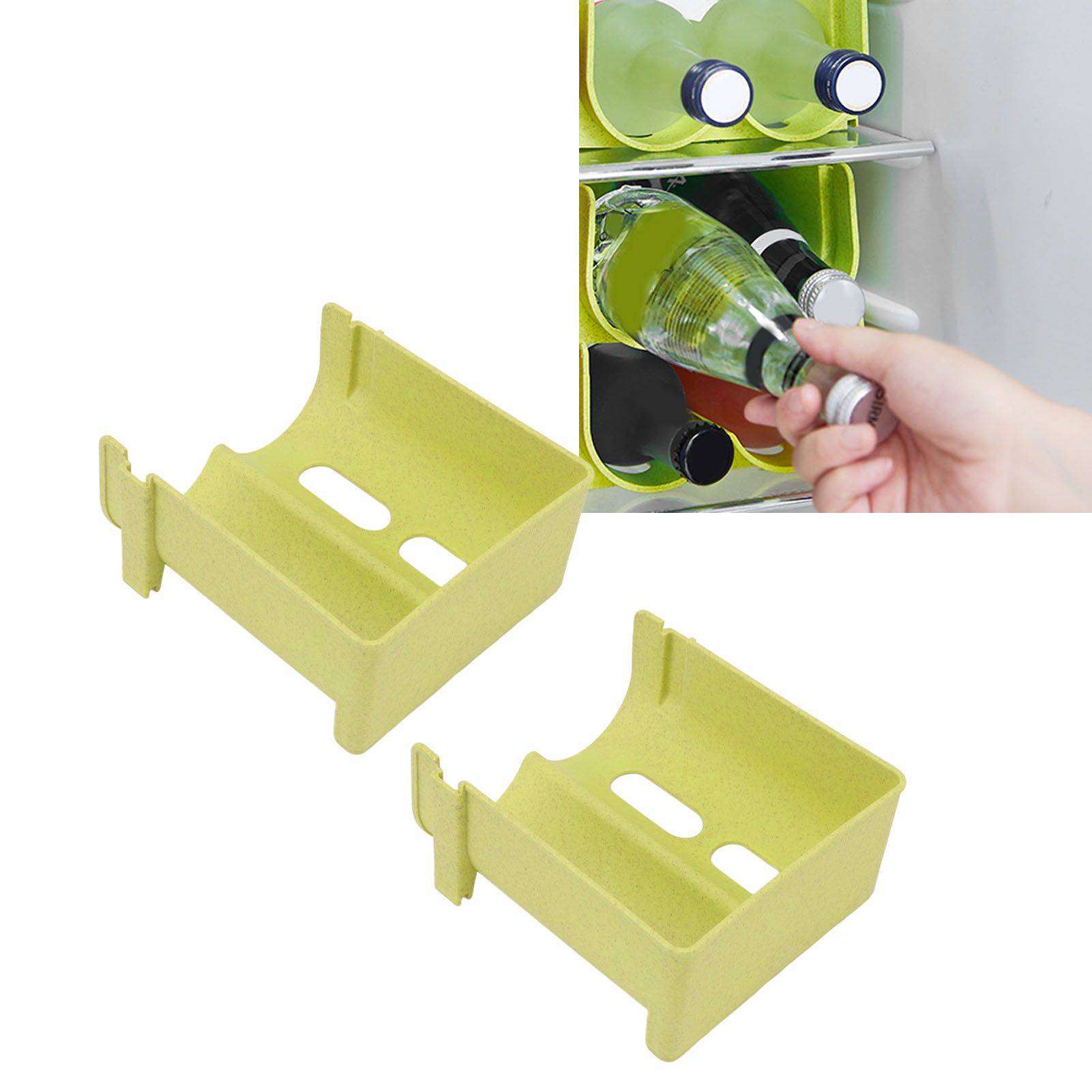 Cabinet Wine Rack Stackable Drop Resistant Hollow Water Bottle Holder for view 12