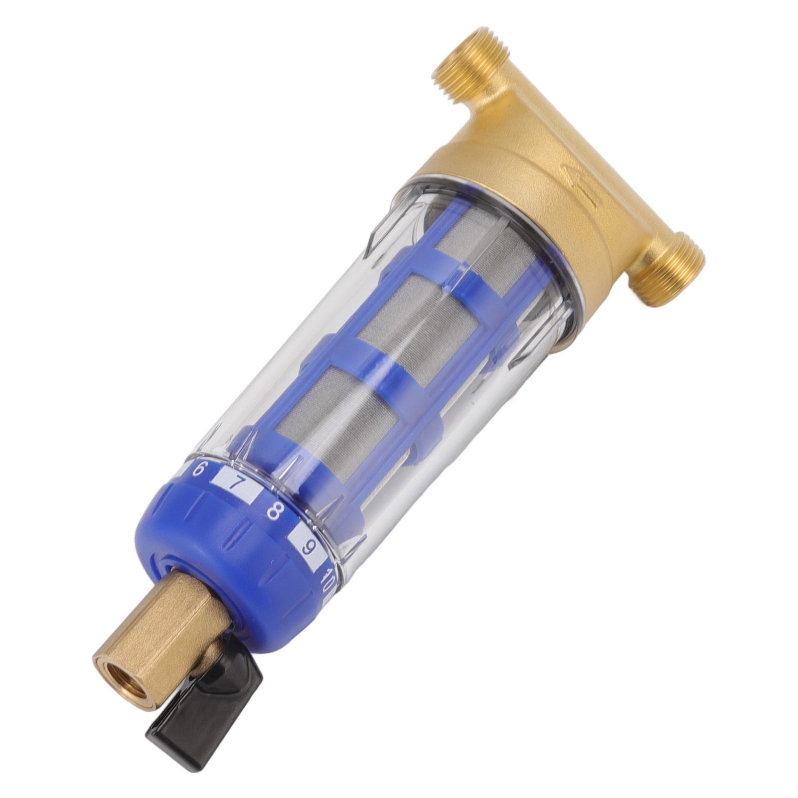 Cyclonic Sedimentation Water Filter G1/2in Backwashing Pure Copper Whole House view 4