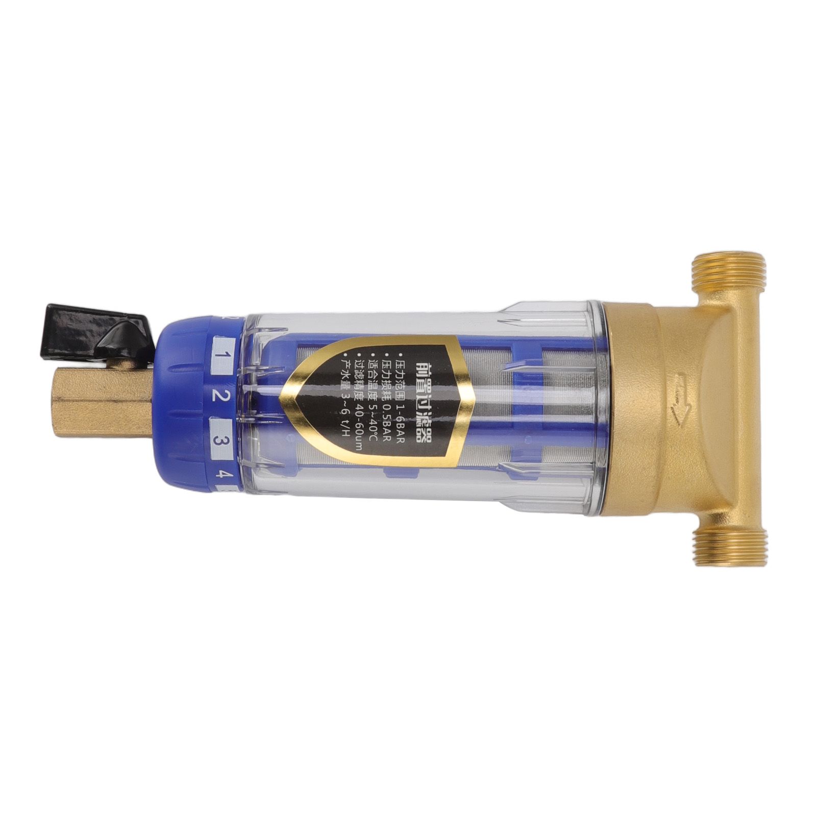Cyclonic Sedimentation Water Filter G1/2in Backwashing Pure Copper Whole House view 9