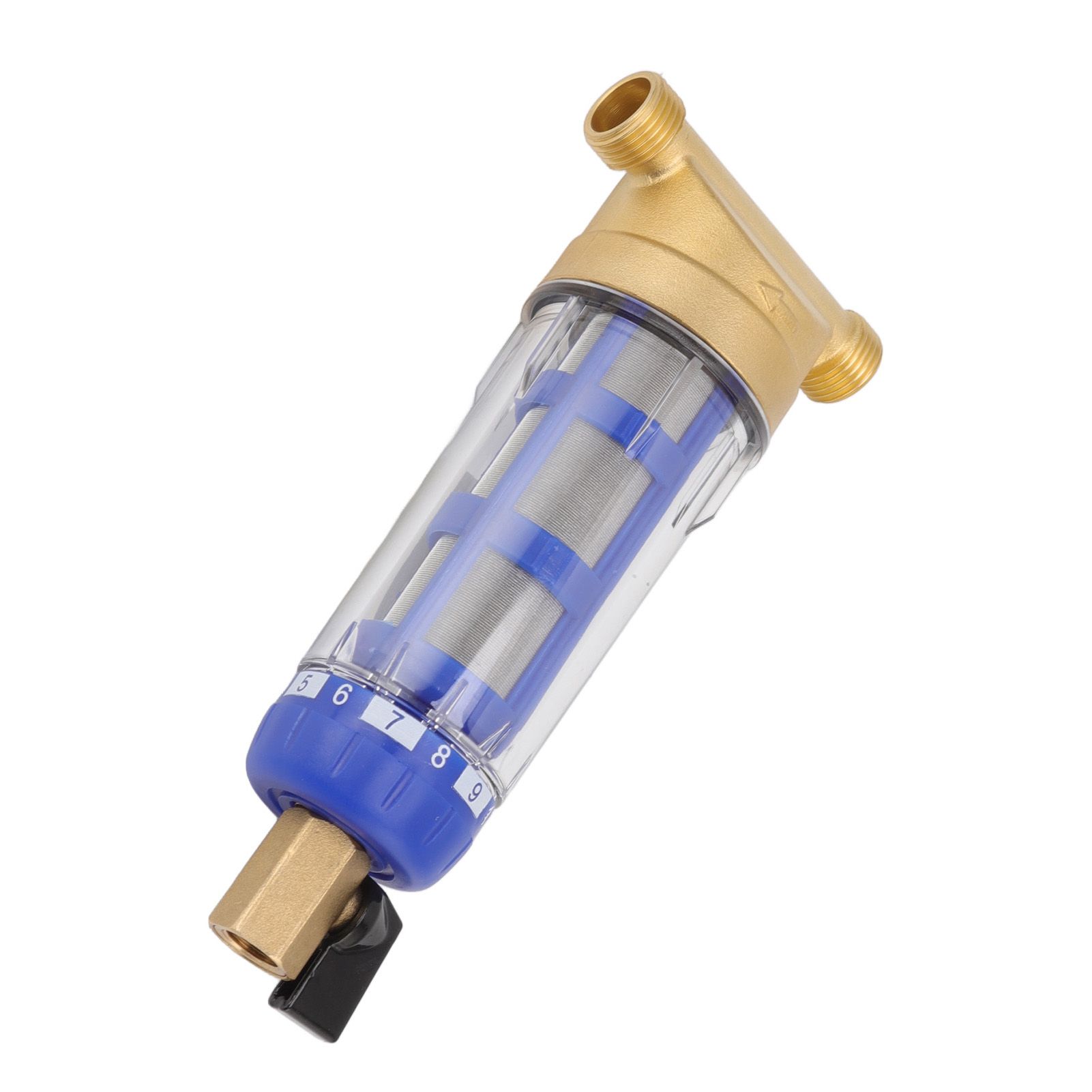 Cyclonic Sedimentation Water Filter G1/2in Backwashing Pure Copper Whole House view 10