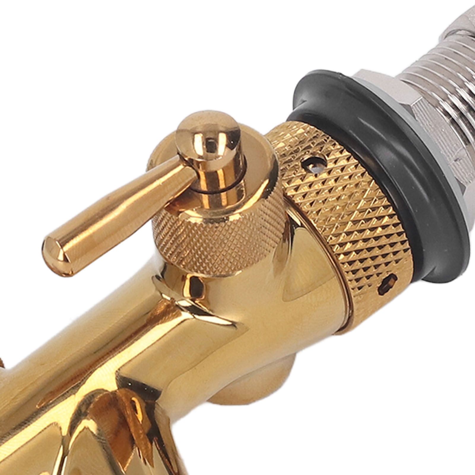 Beer Faucet Adjustable with Short Handle Stainless Steel Beer Dispenser Tap view 15