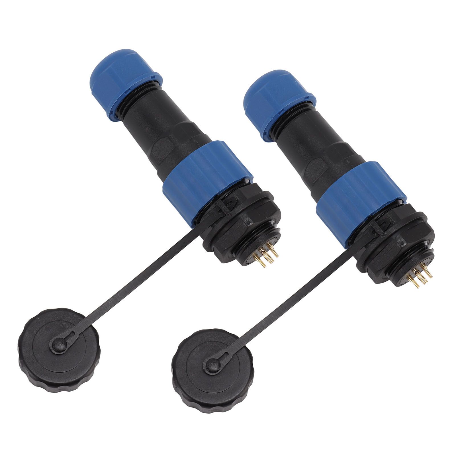 2Pcs SD16 IP68 Waterproof Aviation Connector SD16 Female Plug Male Socket G3/8 view 2