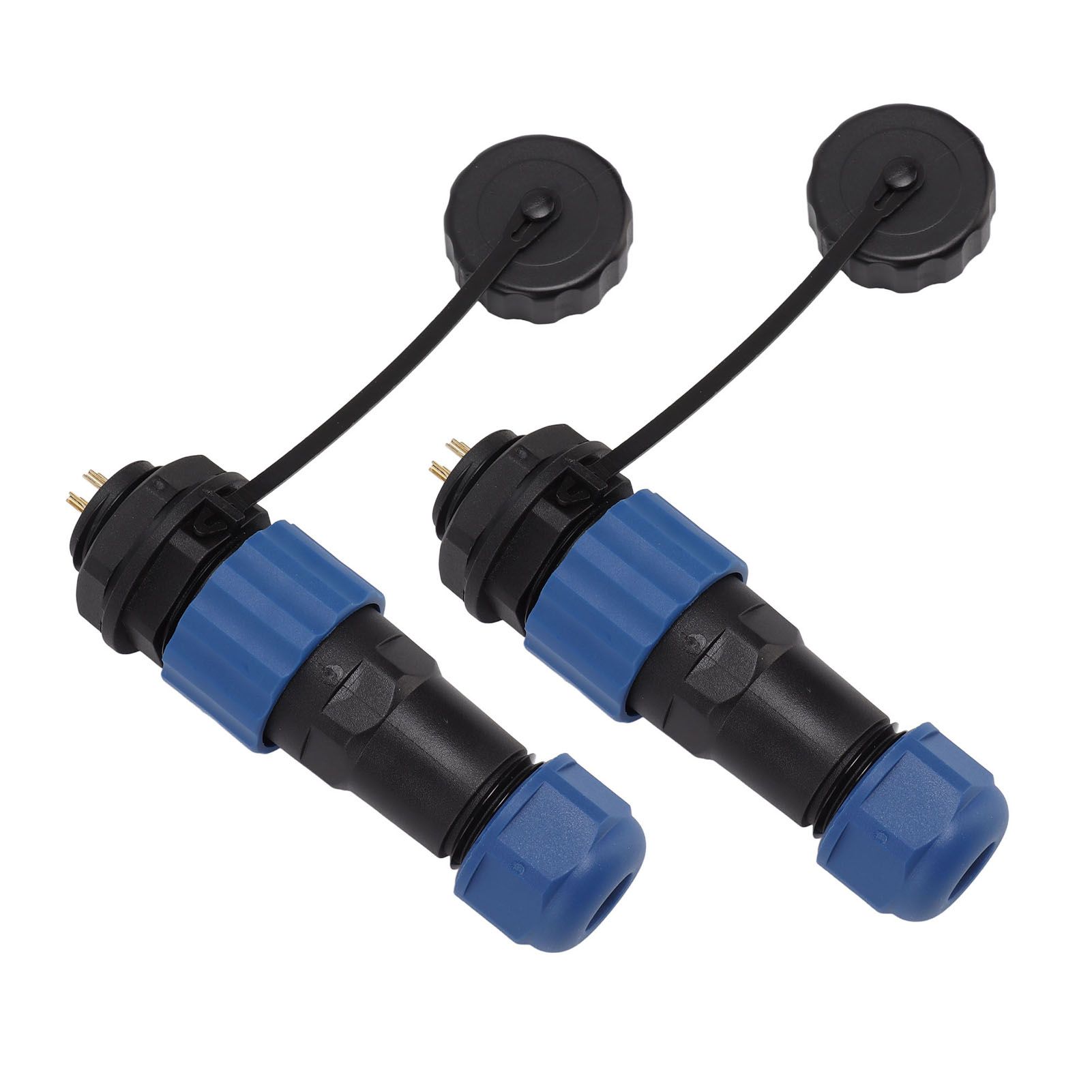2Pcs SD16 IP68 Waterproof Aviation Connector SD16 Female Plug Male Socket G3/8 view 3