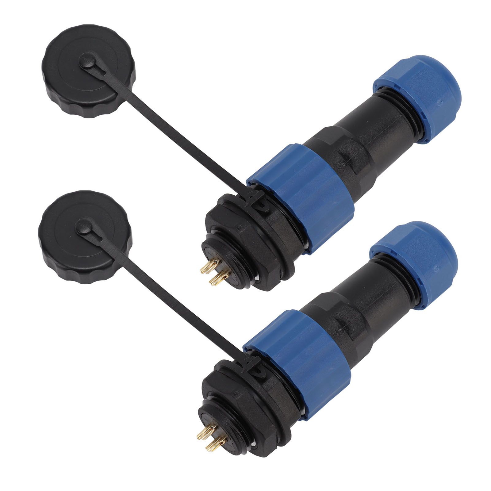 2Pcs SD16 IP68 Waterproof Aviation Connector SD16 Female Plug Male Socket G3/8 view 5