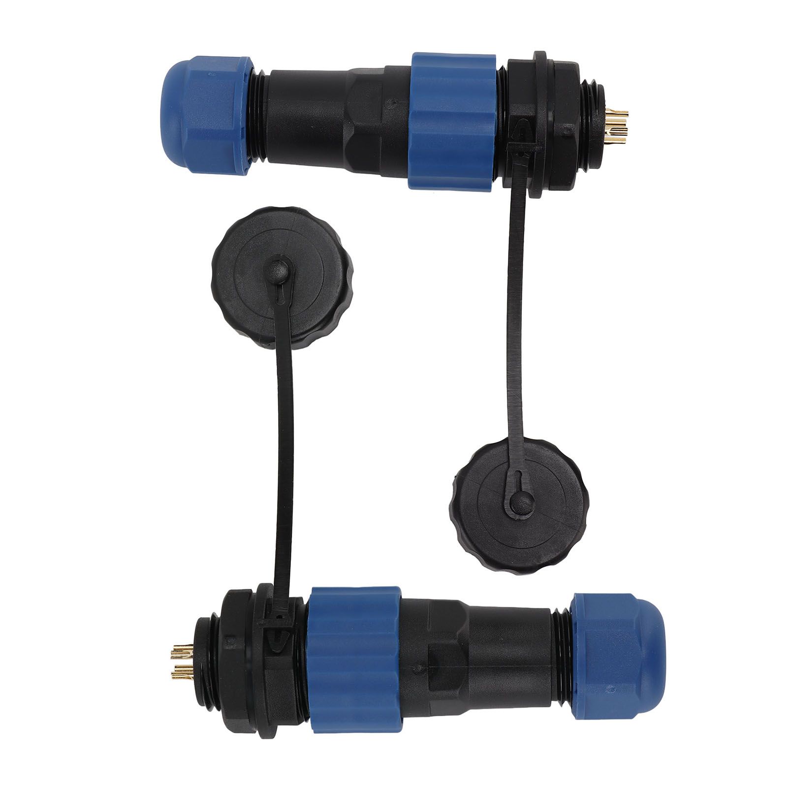2Pcs SD16 IP68 Waterproof Aviation Connector SD16 Female Plug Male Socket G3/8 view 6