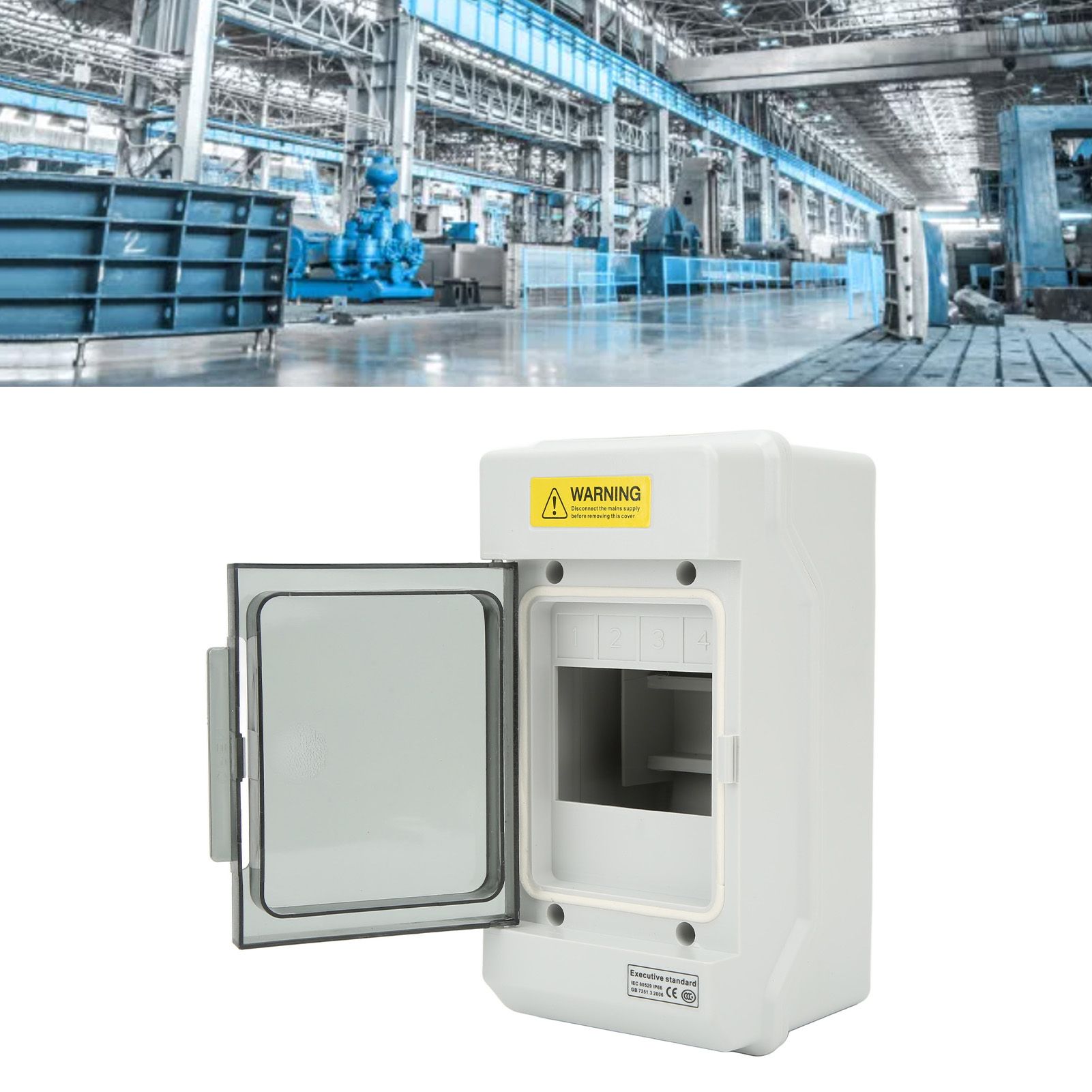 Outdoor PV Distribution Box IP66 Waterproof Dustproof Power Circuit Breaker view 12