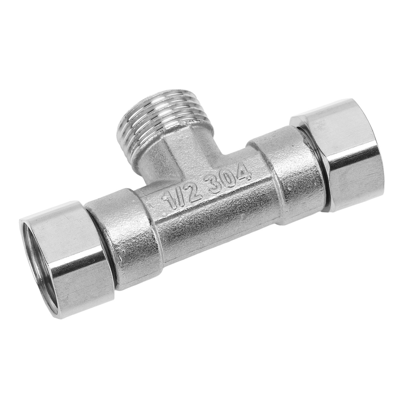 Pipe Fitting 3 Way Tee 304 Stainless Steel Hose Connector Pipeline Adapter view 2