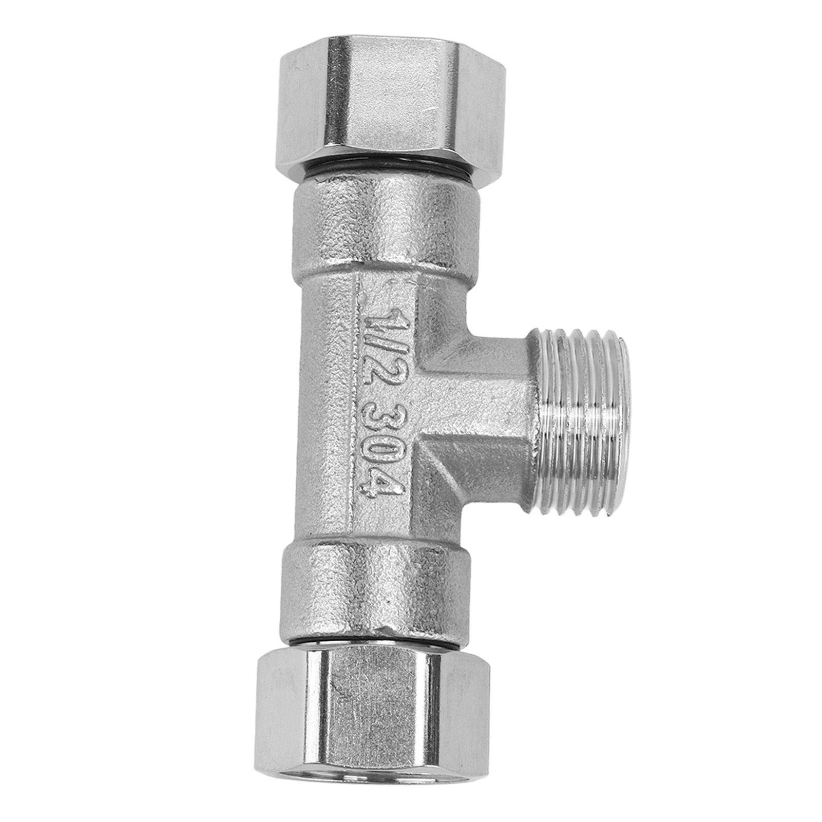 Pipe Fitting 3 Way Tee 304 Stainless Steel Hose Connector Pipeline Adapter view 7