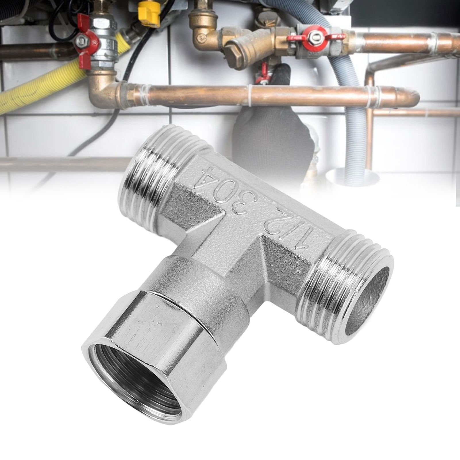 Pipe Fitting 3 Way Tee 304 Stainless Steel Hose Connector Pipeline Adapter view 11