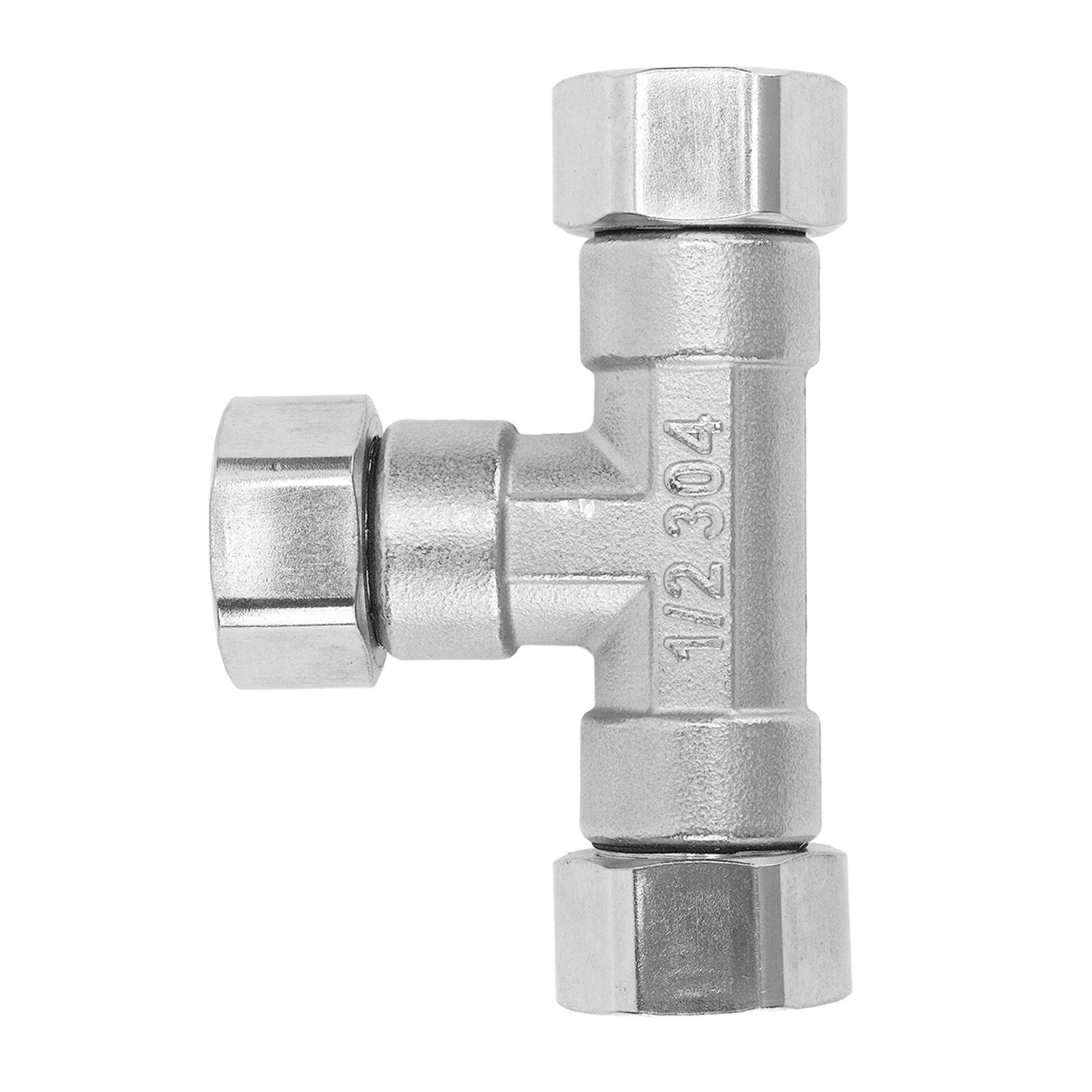 Pipe Fitting 3 Way Tee 304 Stainless Steel Hose Connector Pipeline Adapter view 2