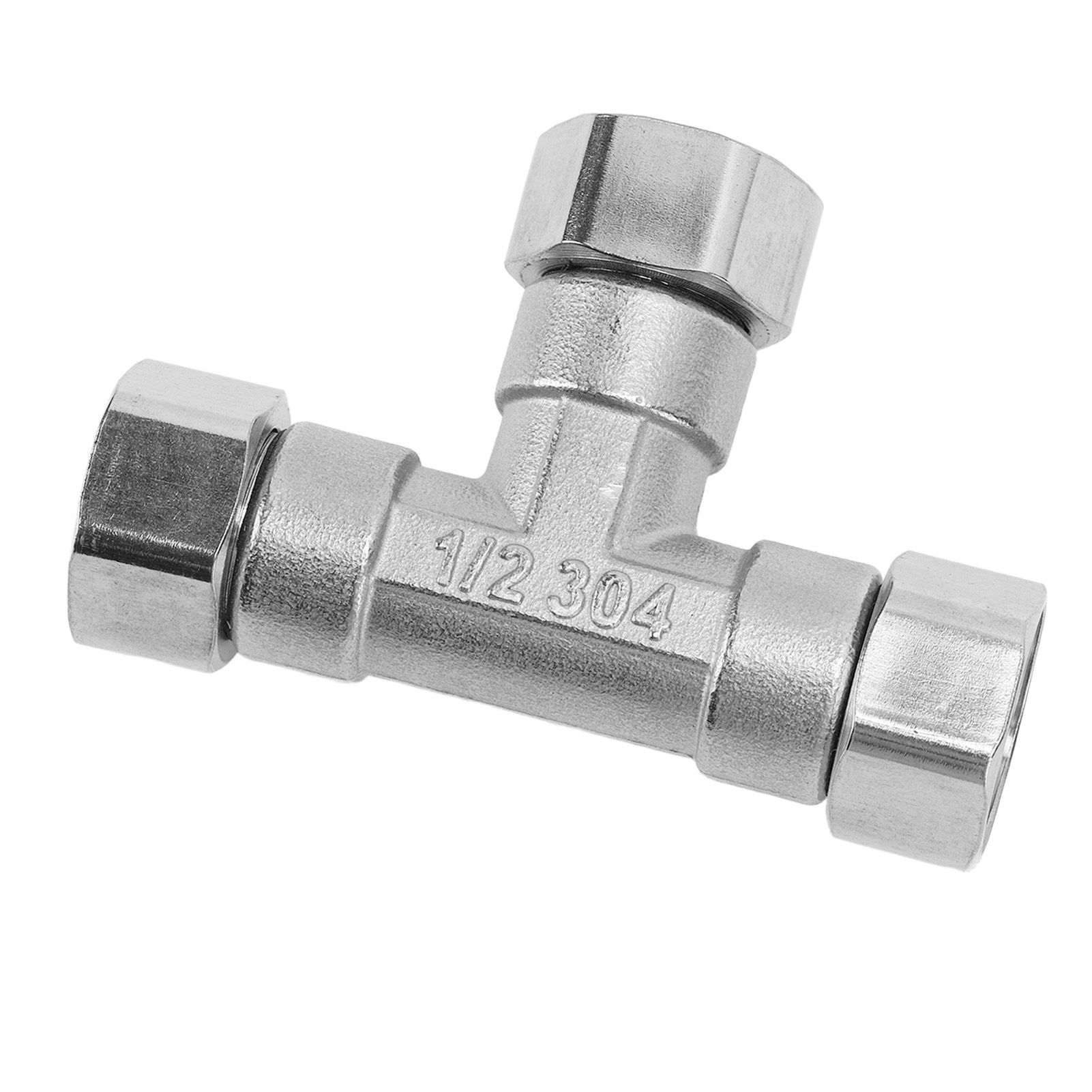 Pipe Fitting 3 Way Tee 304 Stainless Steel Hose Connector Pipeline Adapter view 10