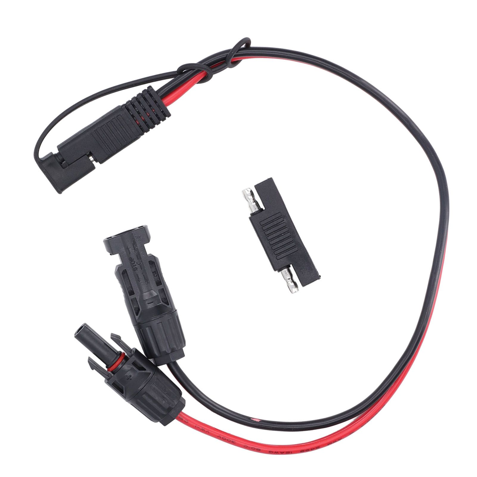 Solar Panel Connector Cable 12AWG PVC Copper Solar Panel to SAE Adapter for view 6