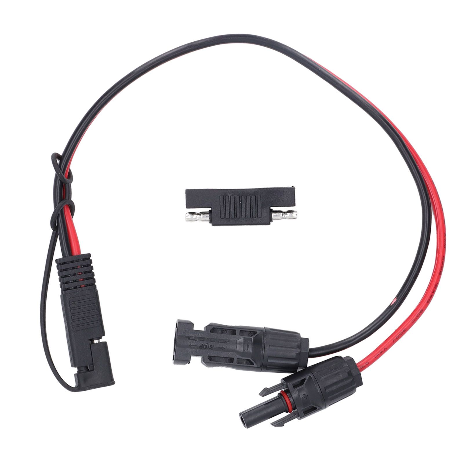 Solar Panel Connector Cable 12AWG PVC Copper Solar Panel to SAE Adapter for view 7