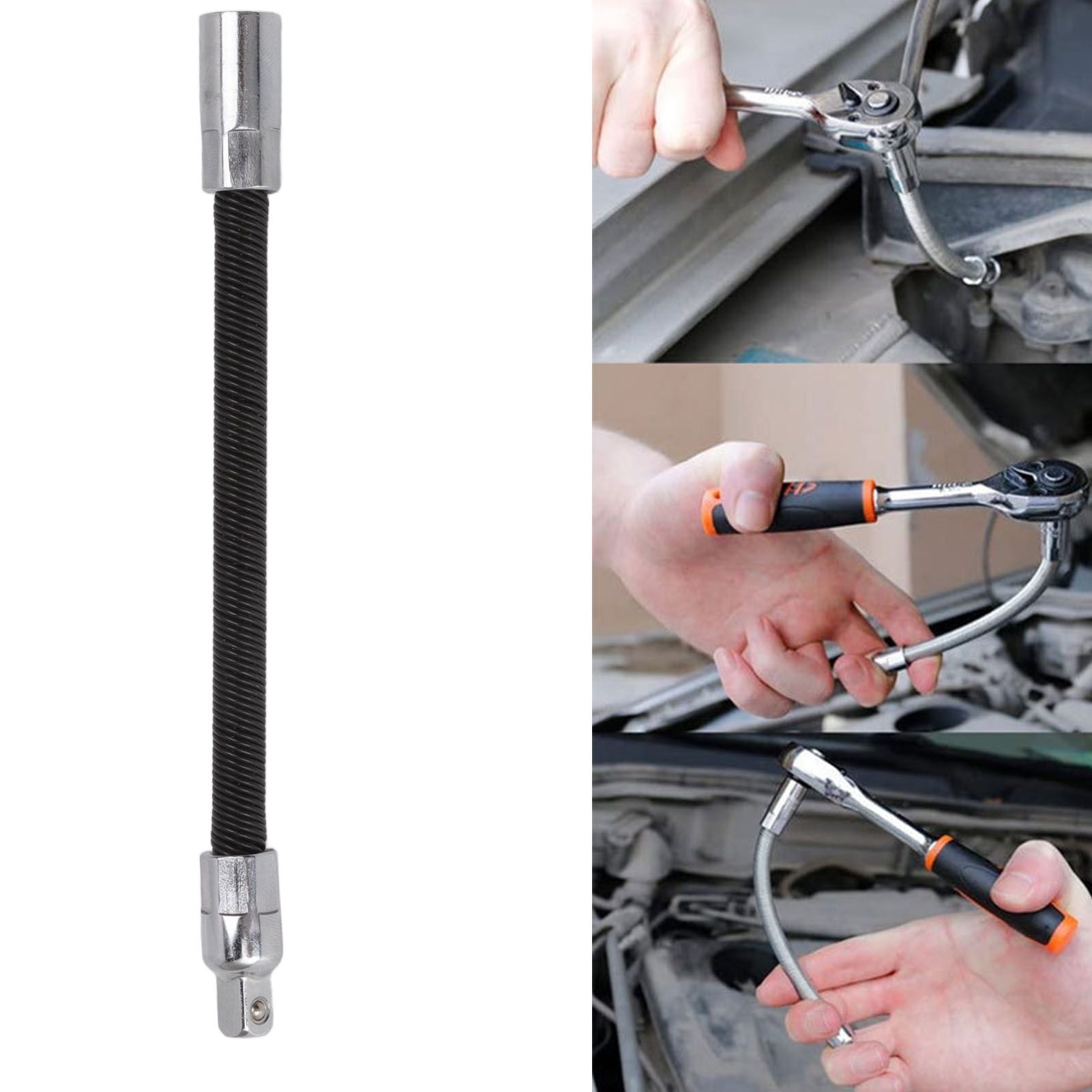 Wrench Extension Rod Bendable Universal Flexible Shaft Sleeve Extension Bar view 11