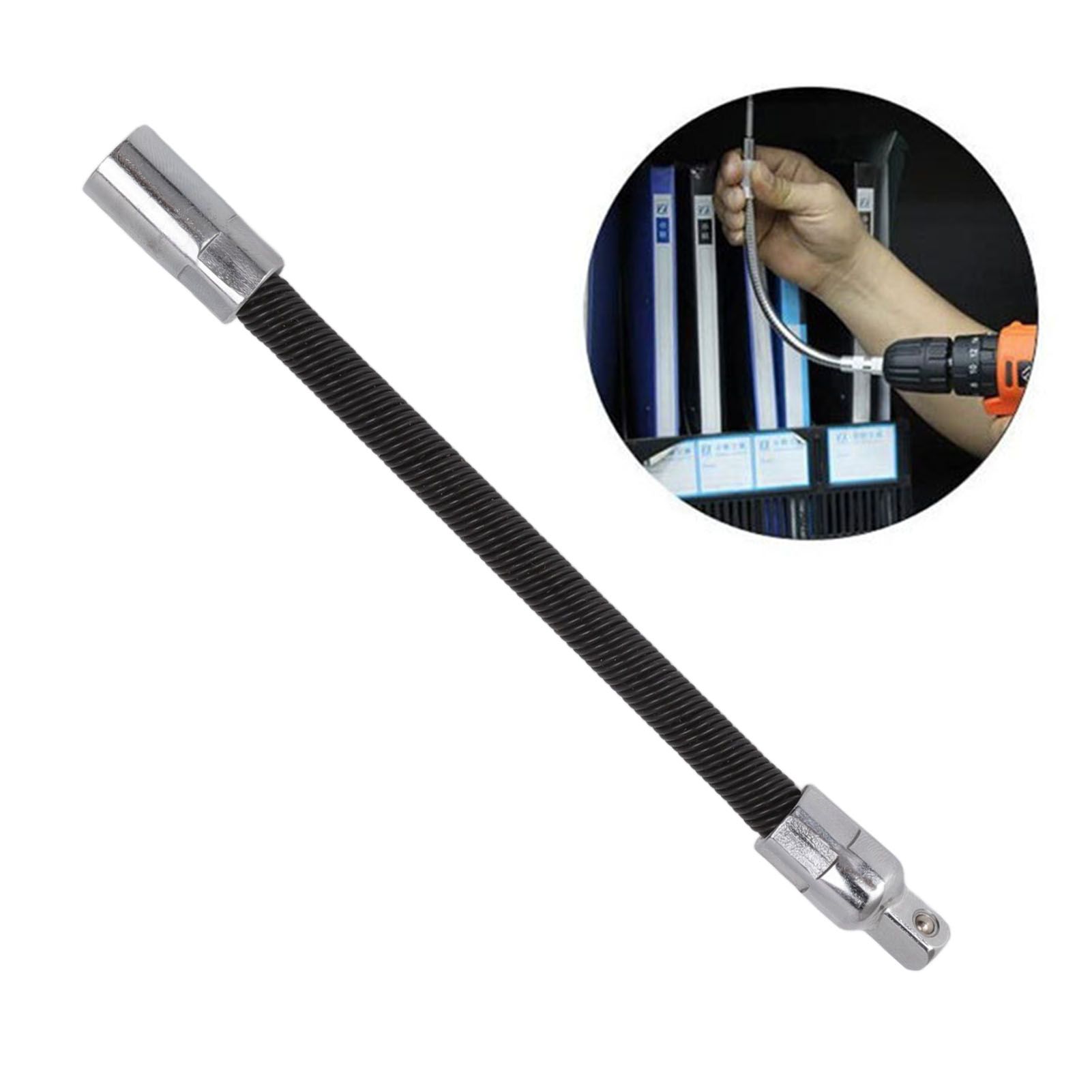 Wrench Extension Rod Bendable Universal Flexible Shaft Sleeve Extension Bar view 12