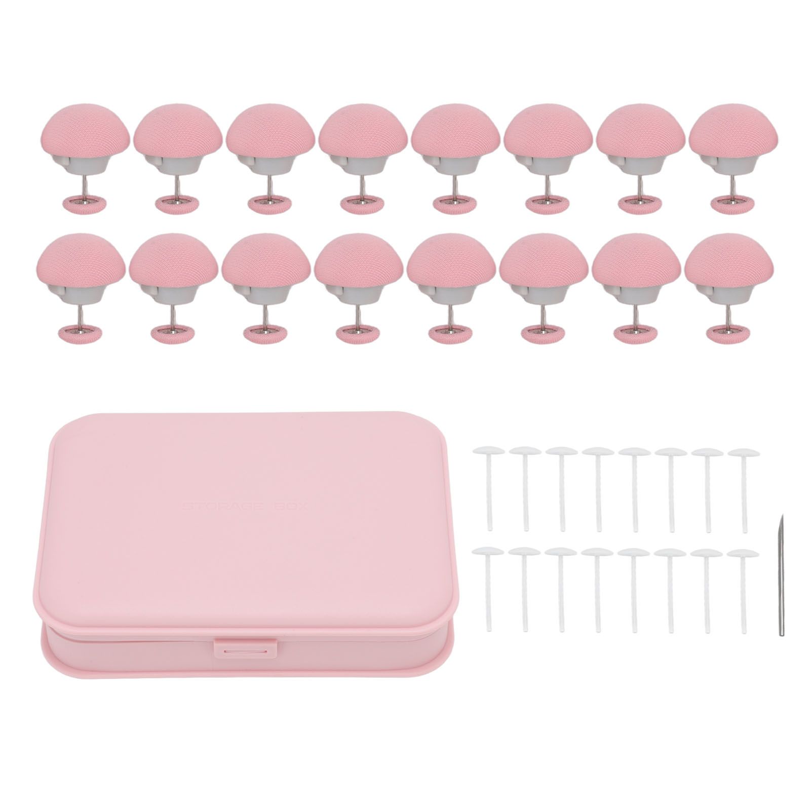 16PCS Bed Duvet Sheet Fixing Clip Mushroom Shaped Cloth Needle Plastic Quilt