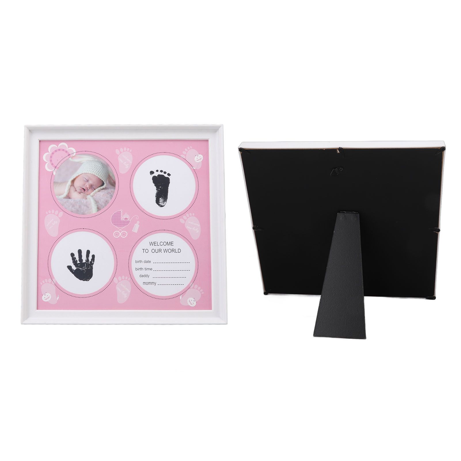 Baby Handprint Footprint Kit for Newborn Boys Girls Wear Resistant Plastic view 9