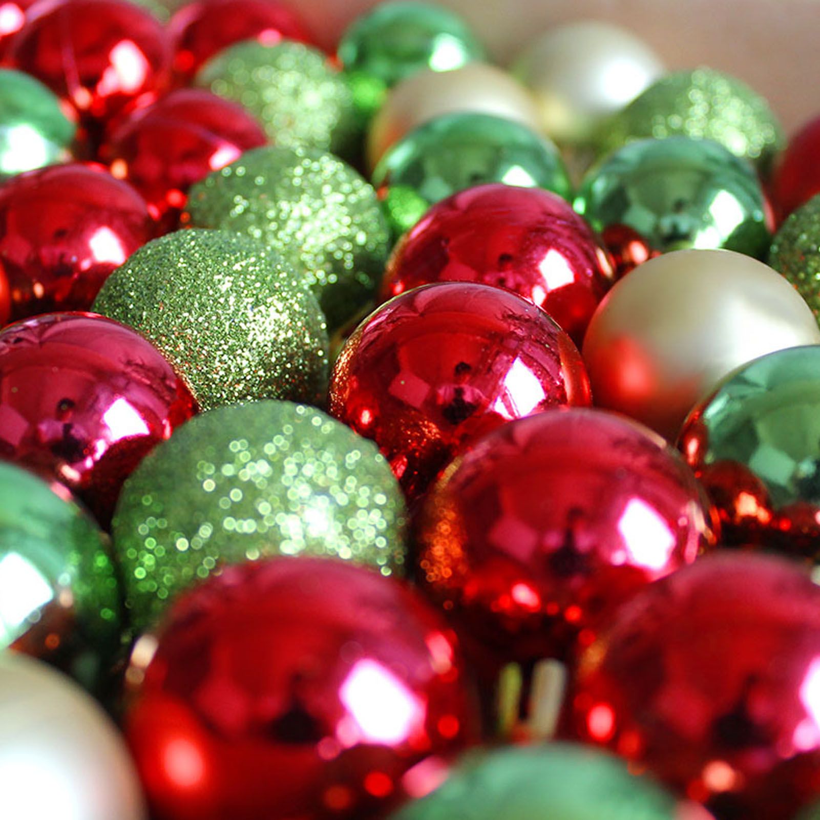 49pcs Mini Christmas Ball Ornaments Shatterproof Shiny Colorful Christmas Ball view 13