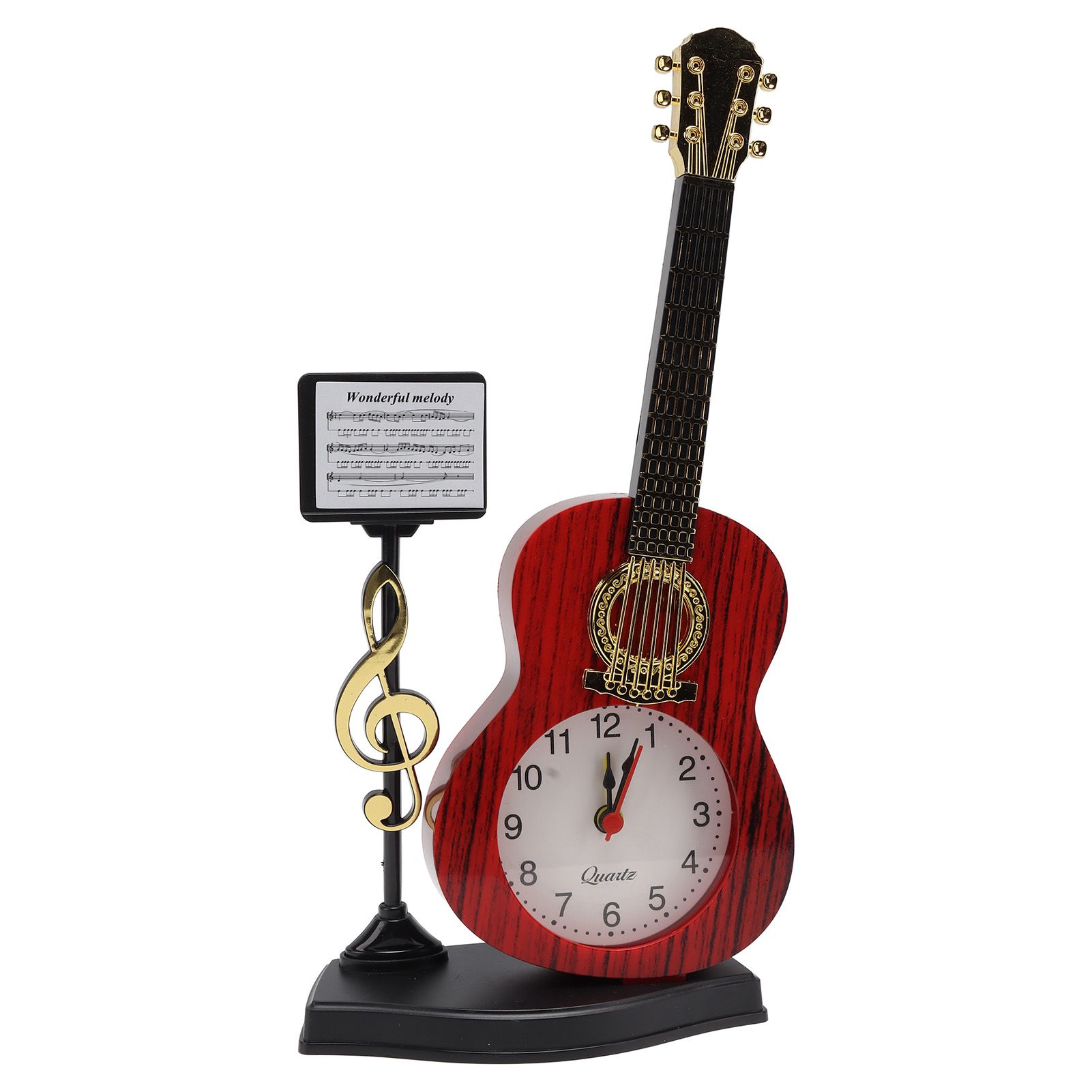 Violin Alarm Clock Unique Appearance Innovative Alarm Clock for Home Living view 2