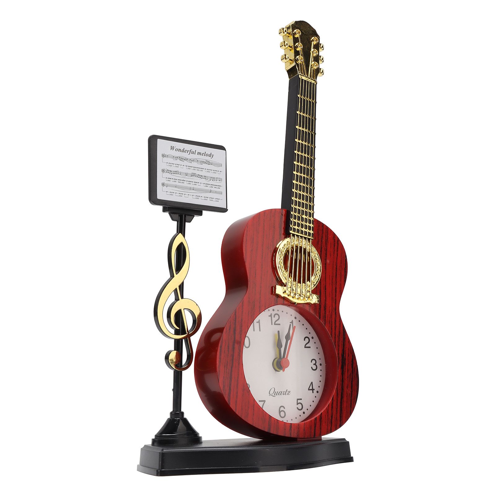 Violin Alarm Clock Unique Appearance Innovative Alarm Clock for Home Living view 3