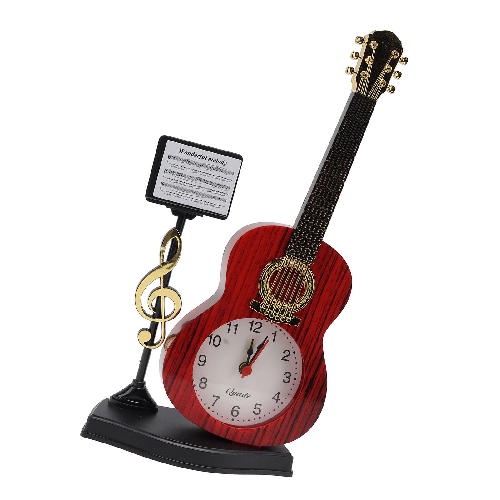 Violin Alarm Clock Unique Appearance Innovative Alarm Clock for Home Living view 9